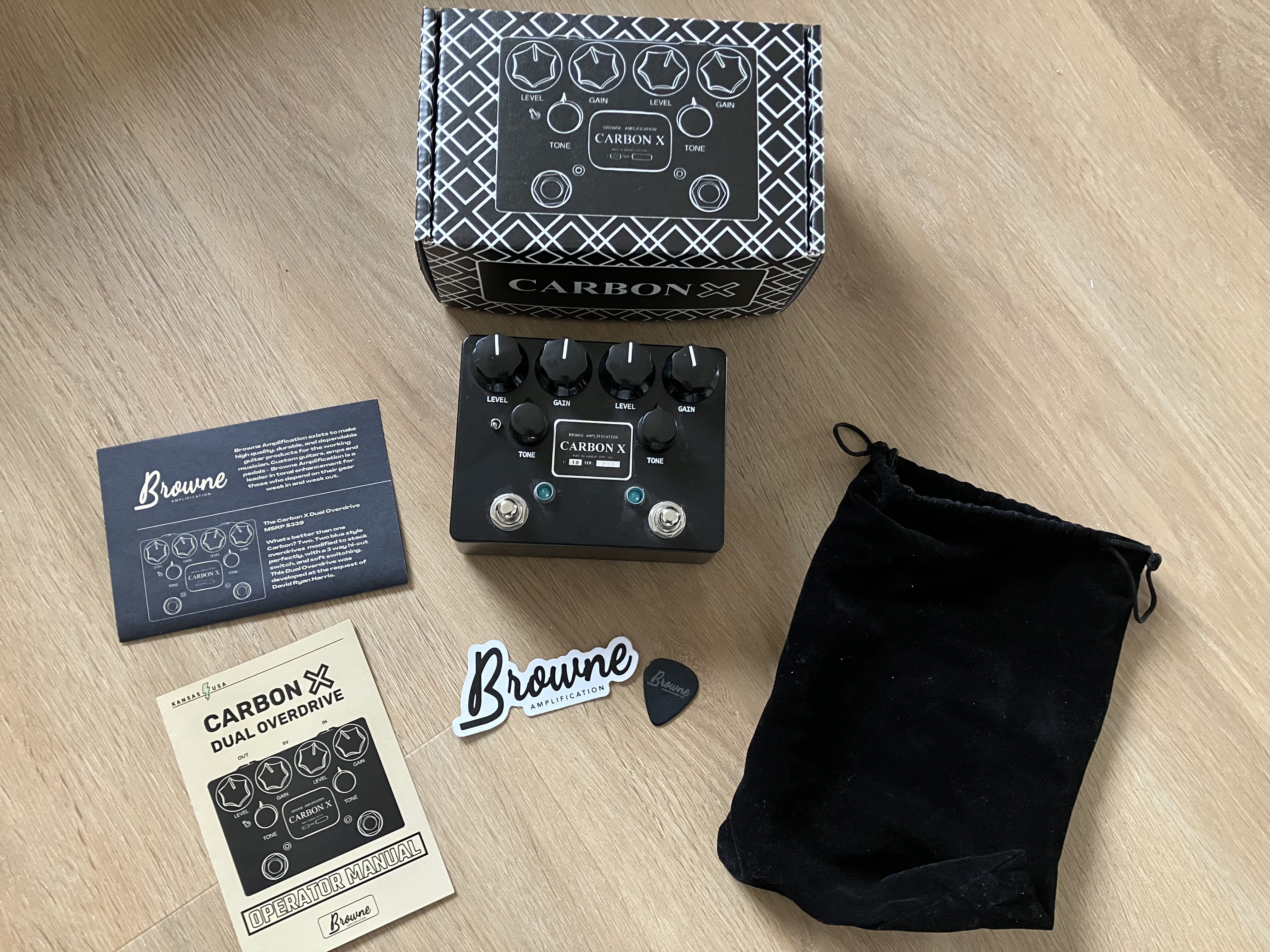 Vends Carbon X de Browne Amplification