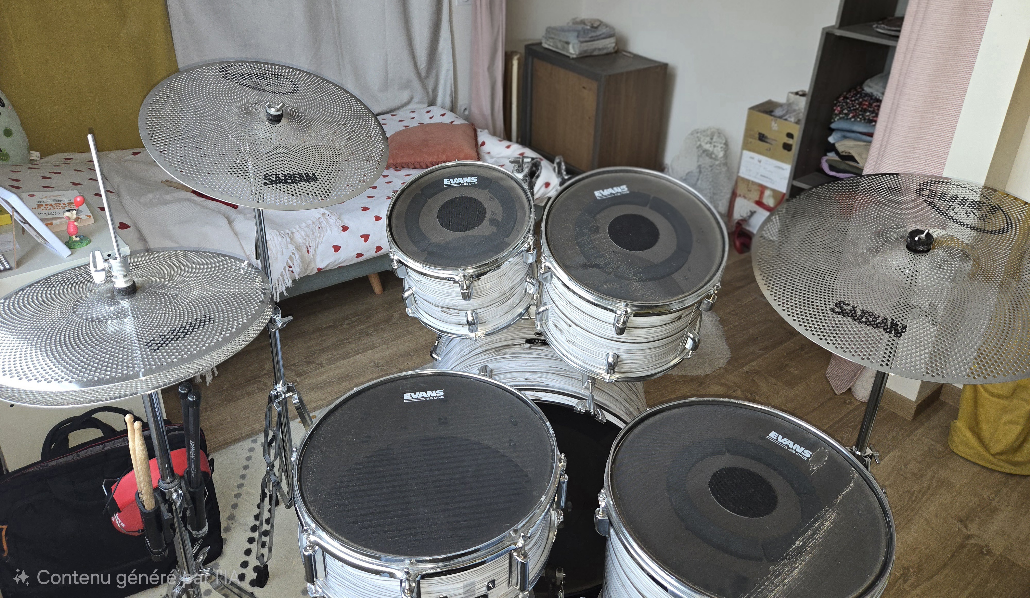 Pack complet de cymbales Sabian Quiet Tone (Low Volume)
