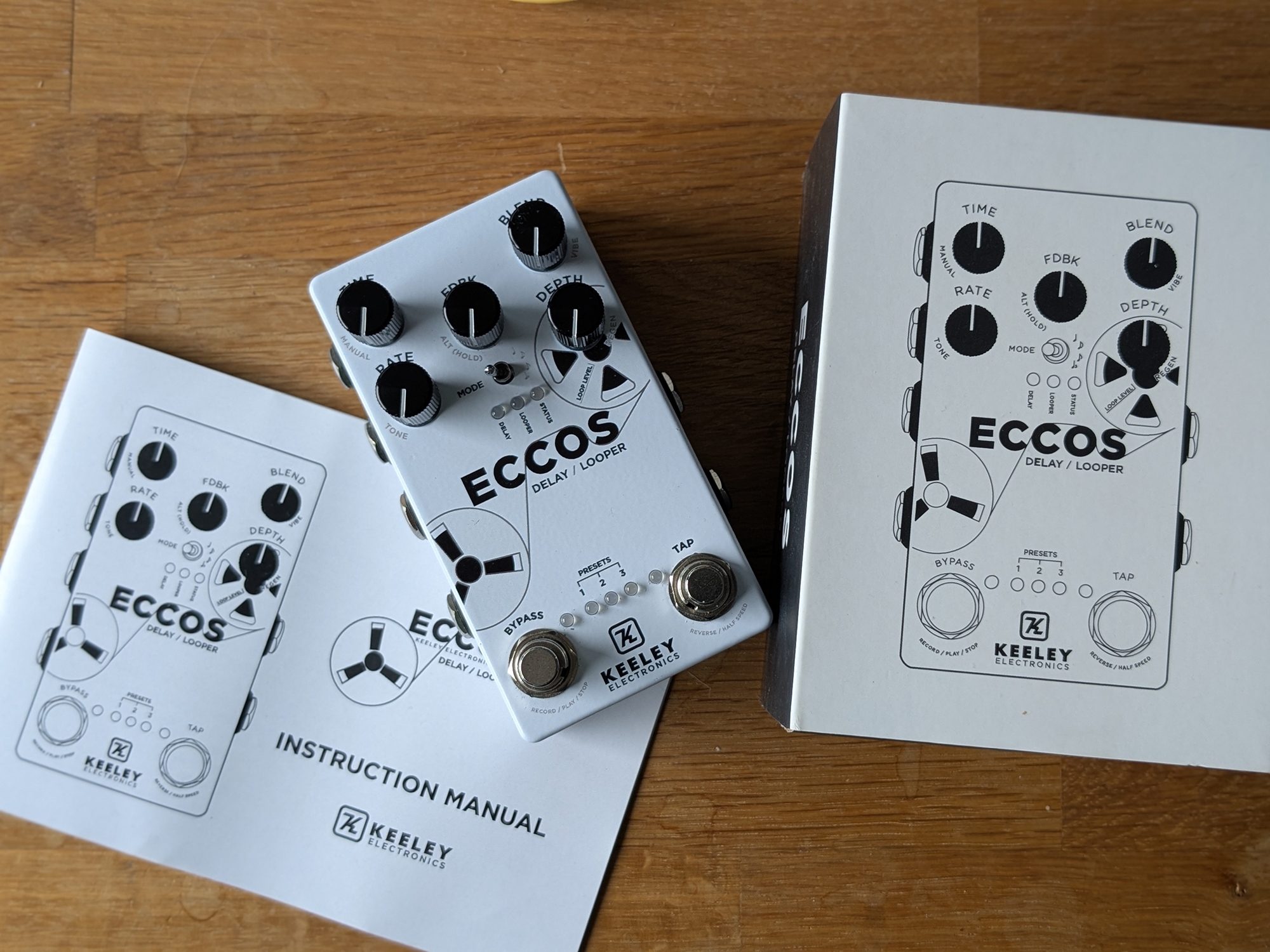 VDS pédale d'effet Keeley Eccos Delay Looper