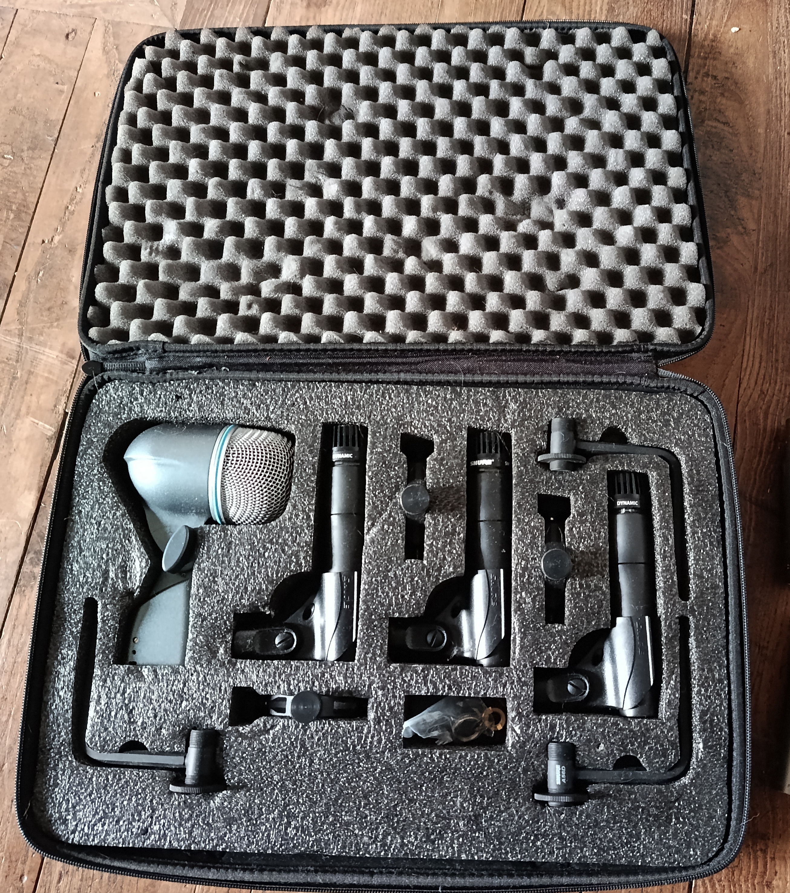 Vends kit micros shure batterie 