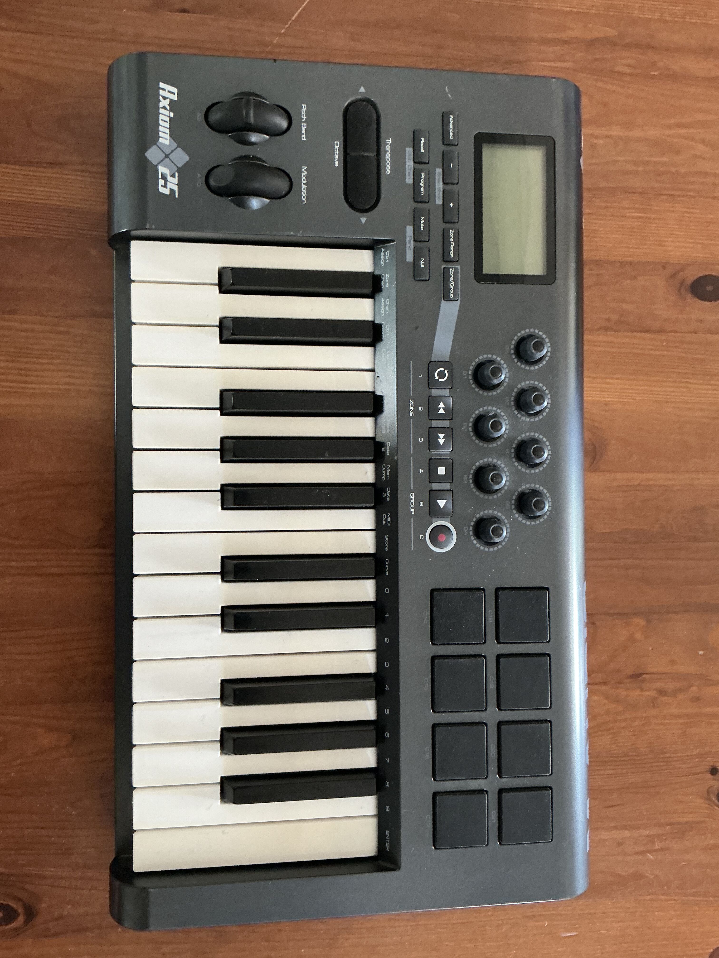 Vends controlleur midi M-AUDIO, Axiom 25