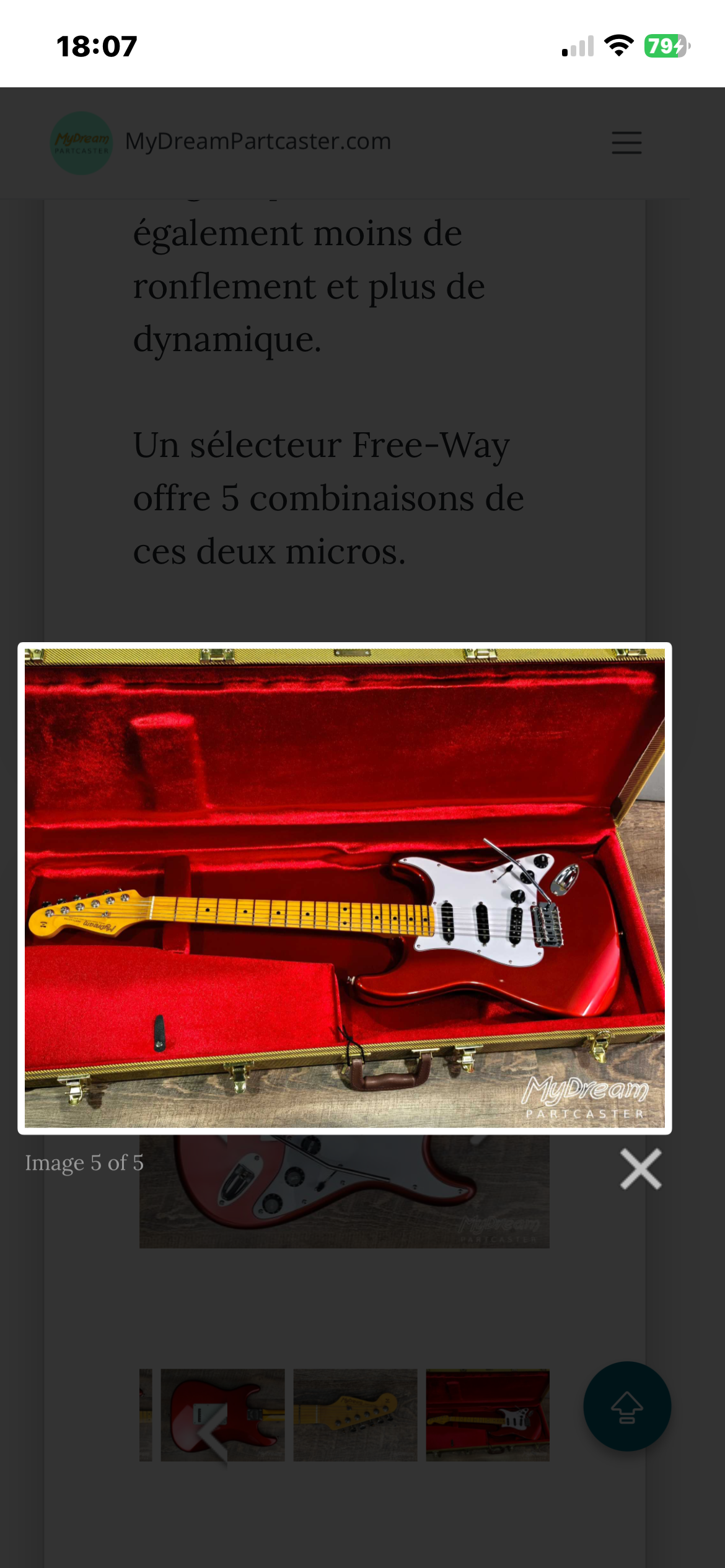 Partcaster Stratocaster 