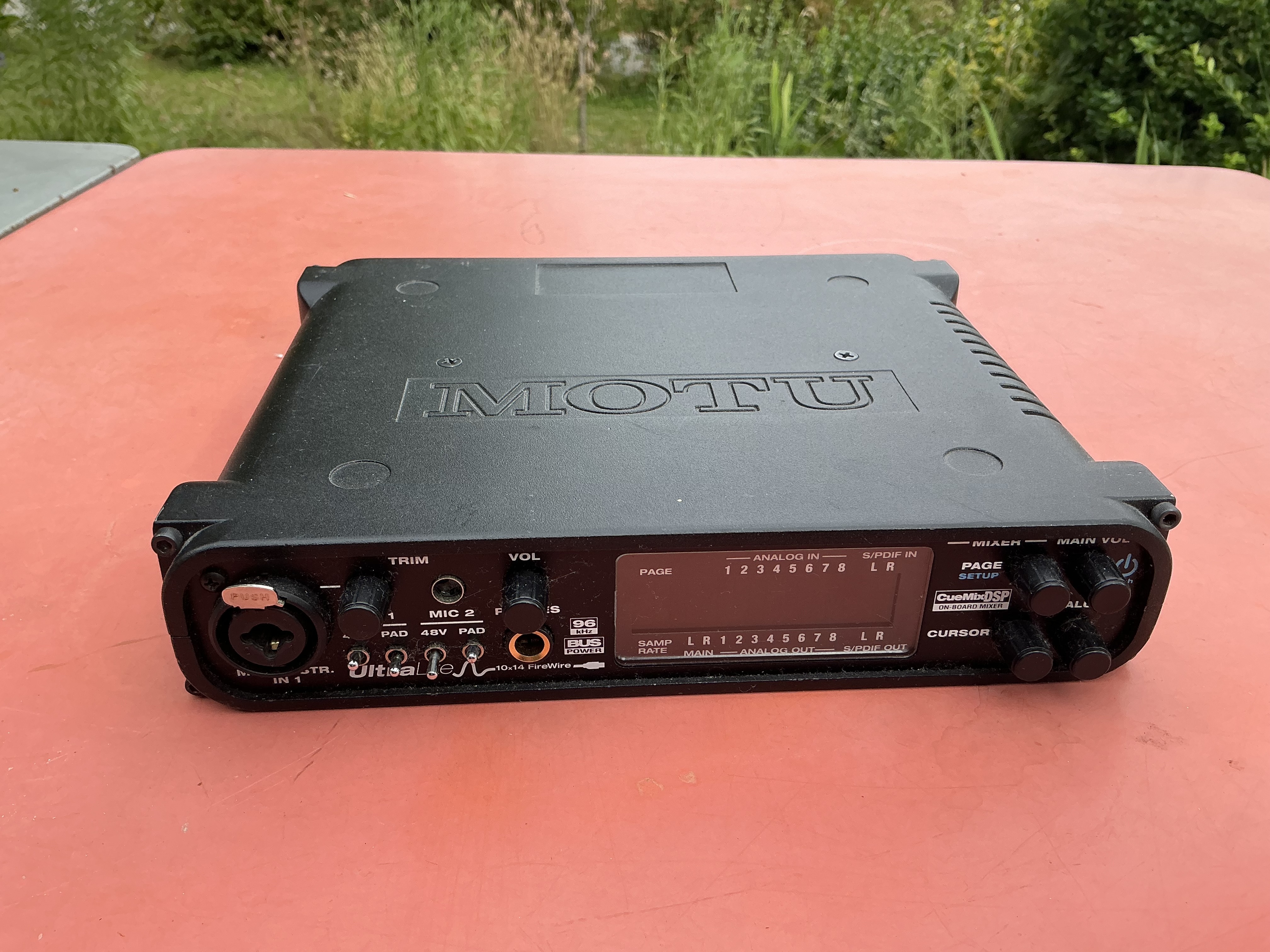 vends carte son MOTU ultra light firewire 400