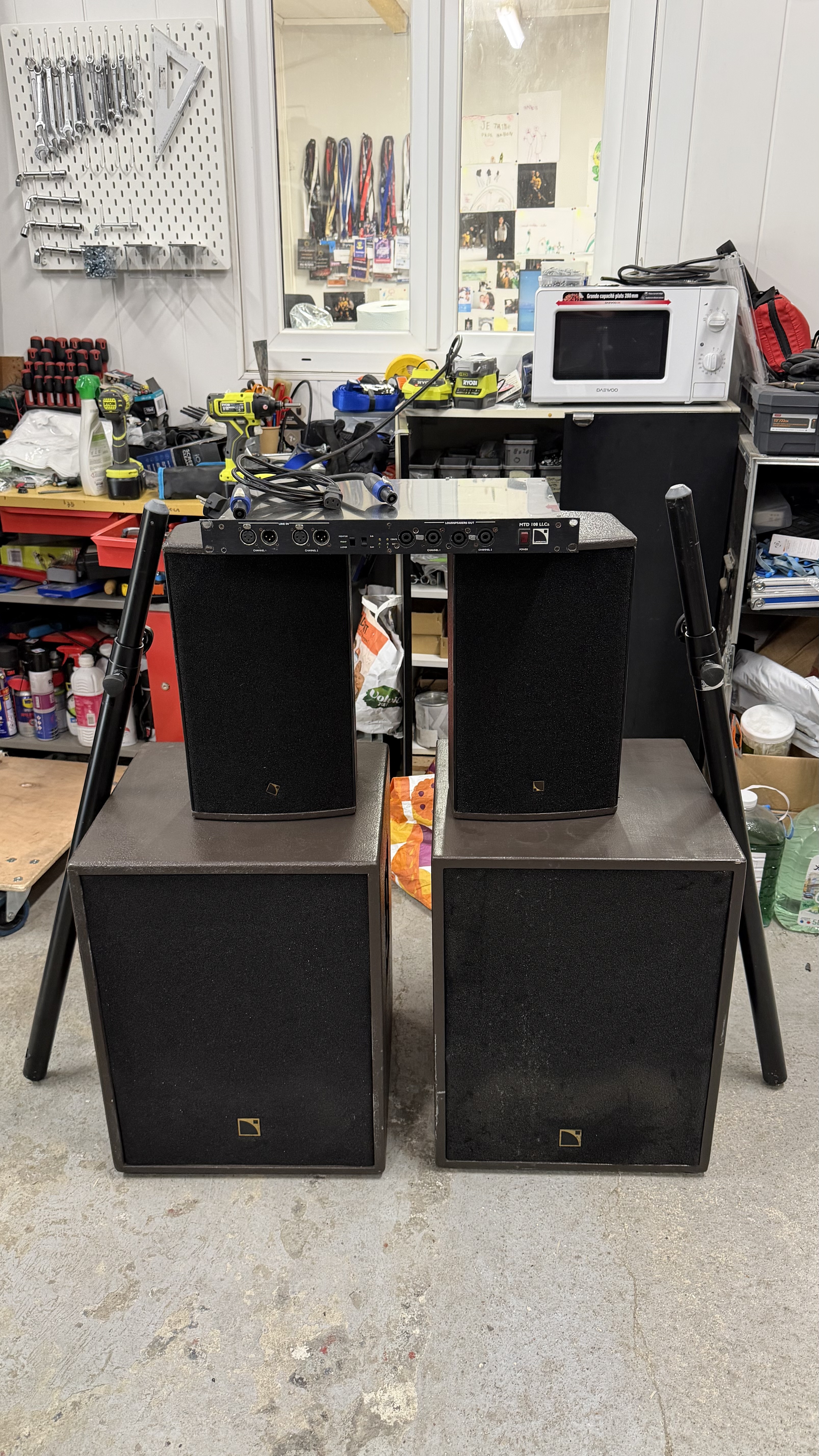 Kit de 2 SB115 + 2 MTD108 + Processeur.