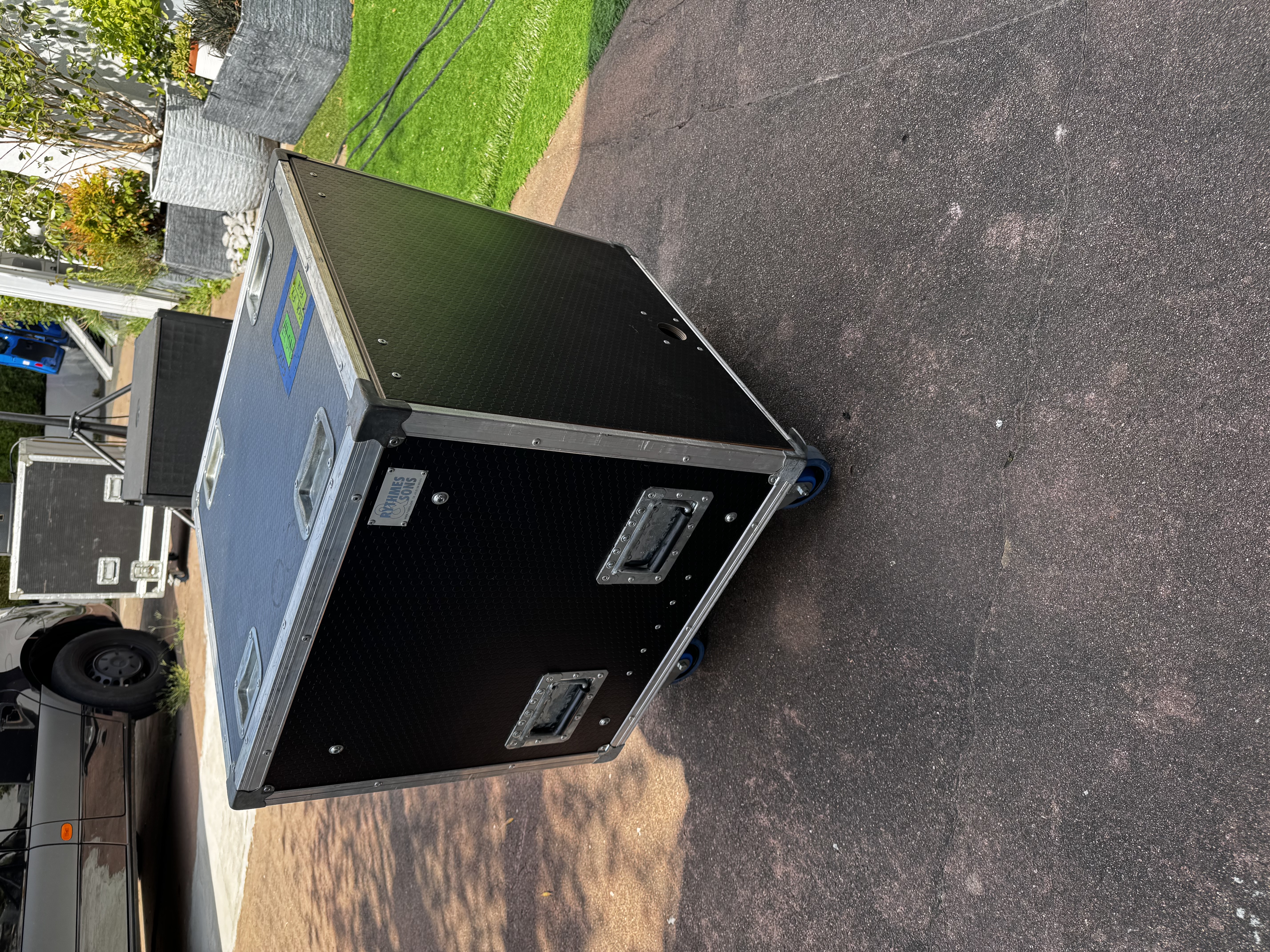Flight case Rack 19'' 10u suspendu