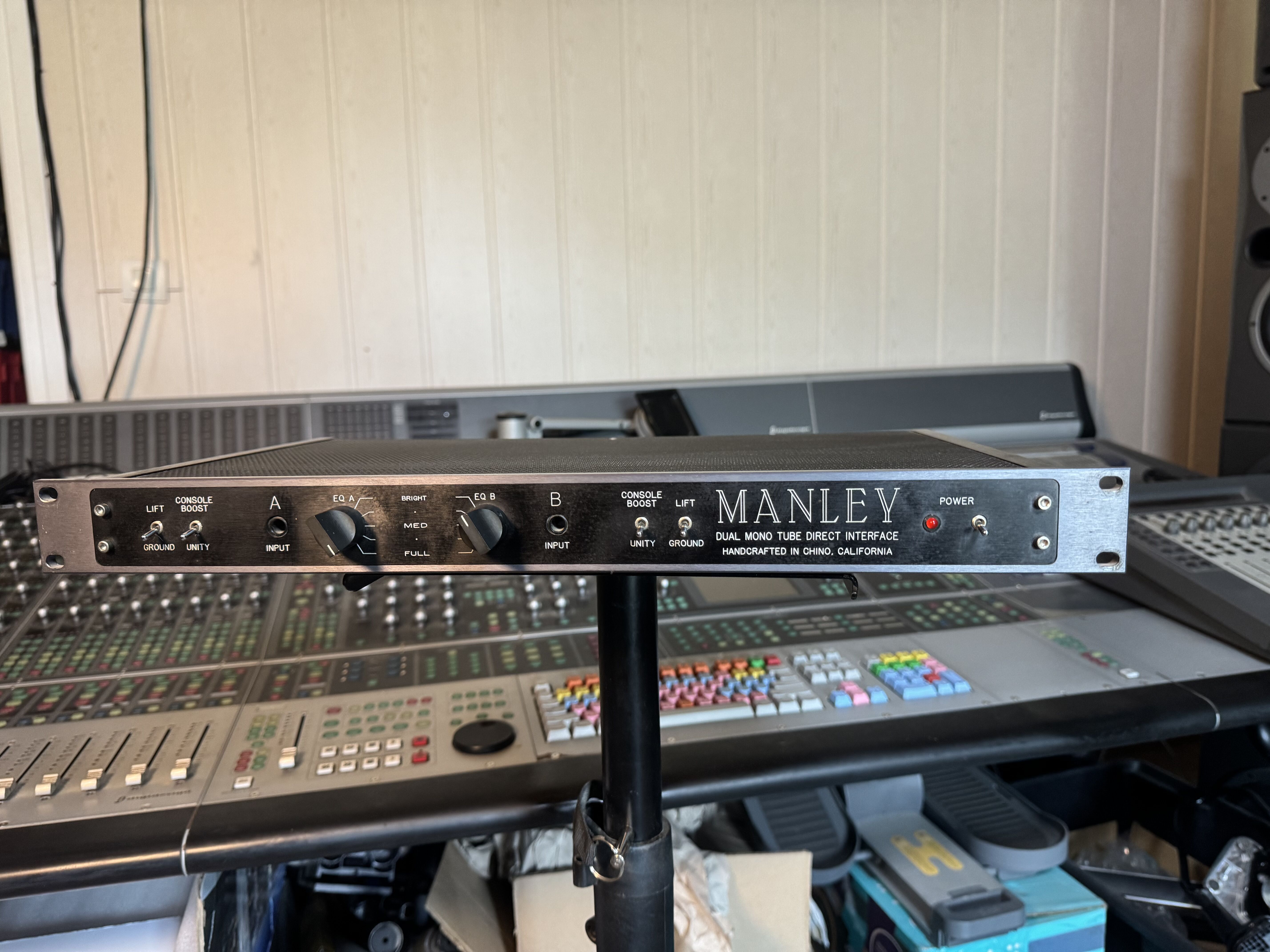 Manley Dual Mono Tube Direct Interface – DI stéréo à lampes 2 canaux