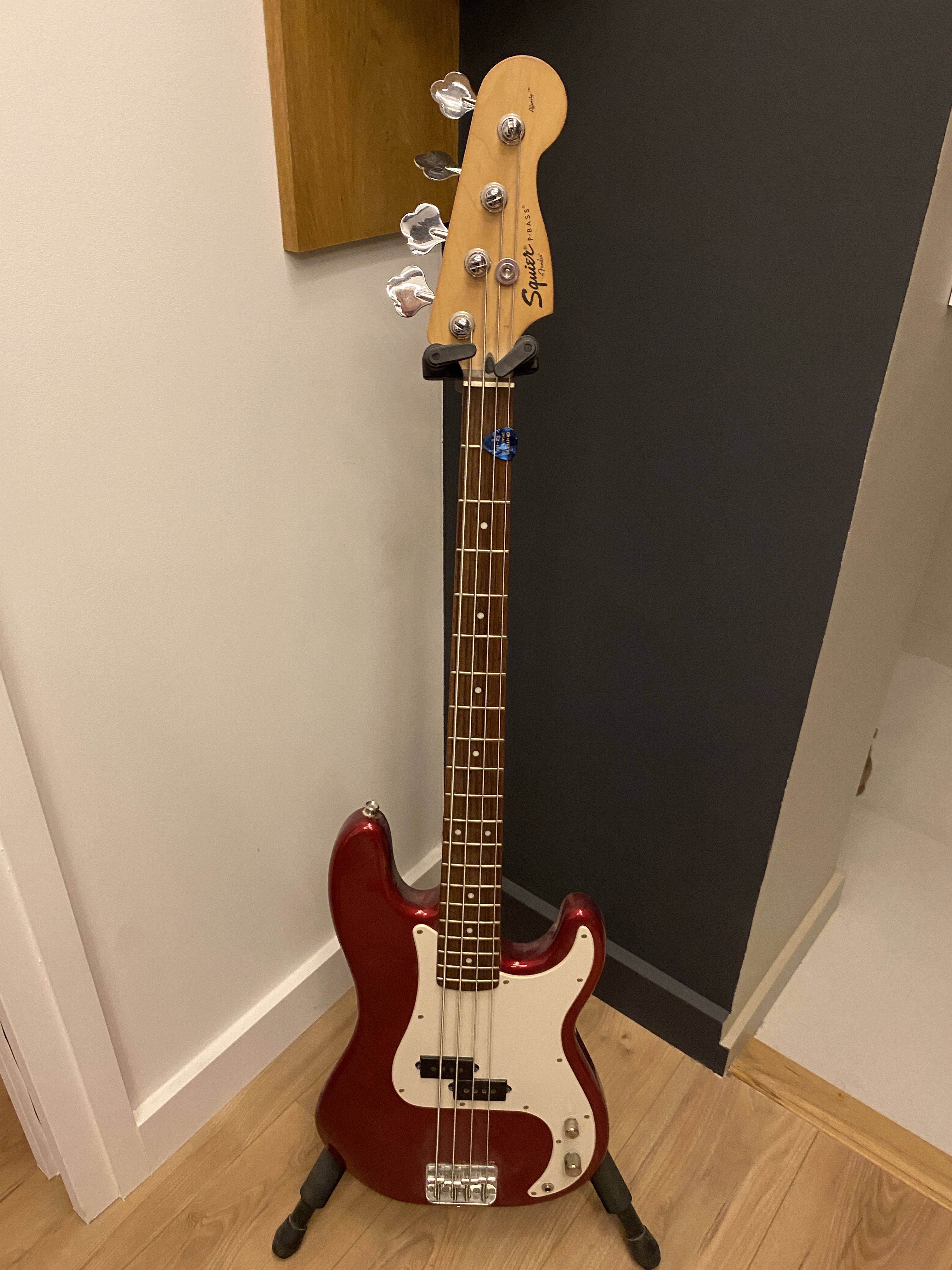 Squirt P Bass affinity 2009 rouge + micros upgradés