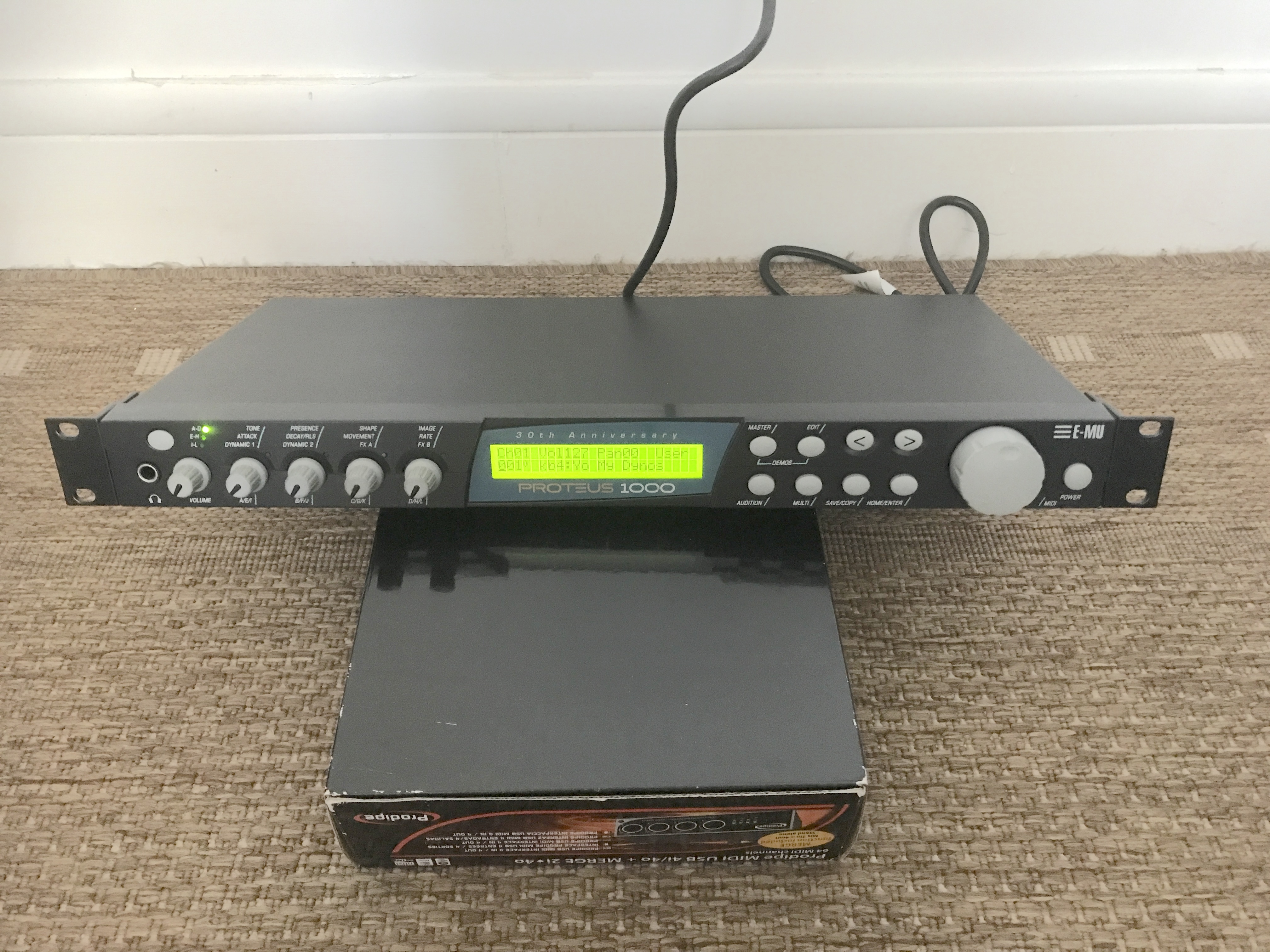 Proteus 1000 Keyboard Expandeur sound bank sound module 