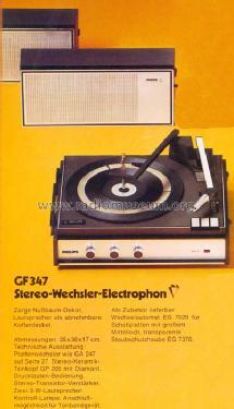 stereo electrophon gf347 762090