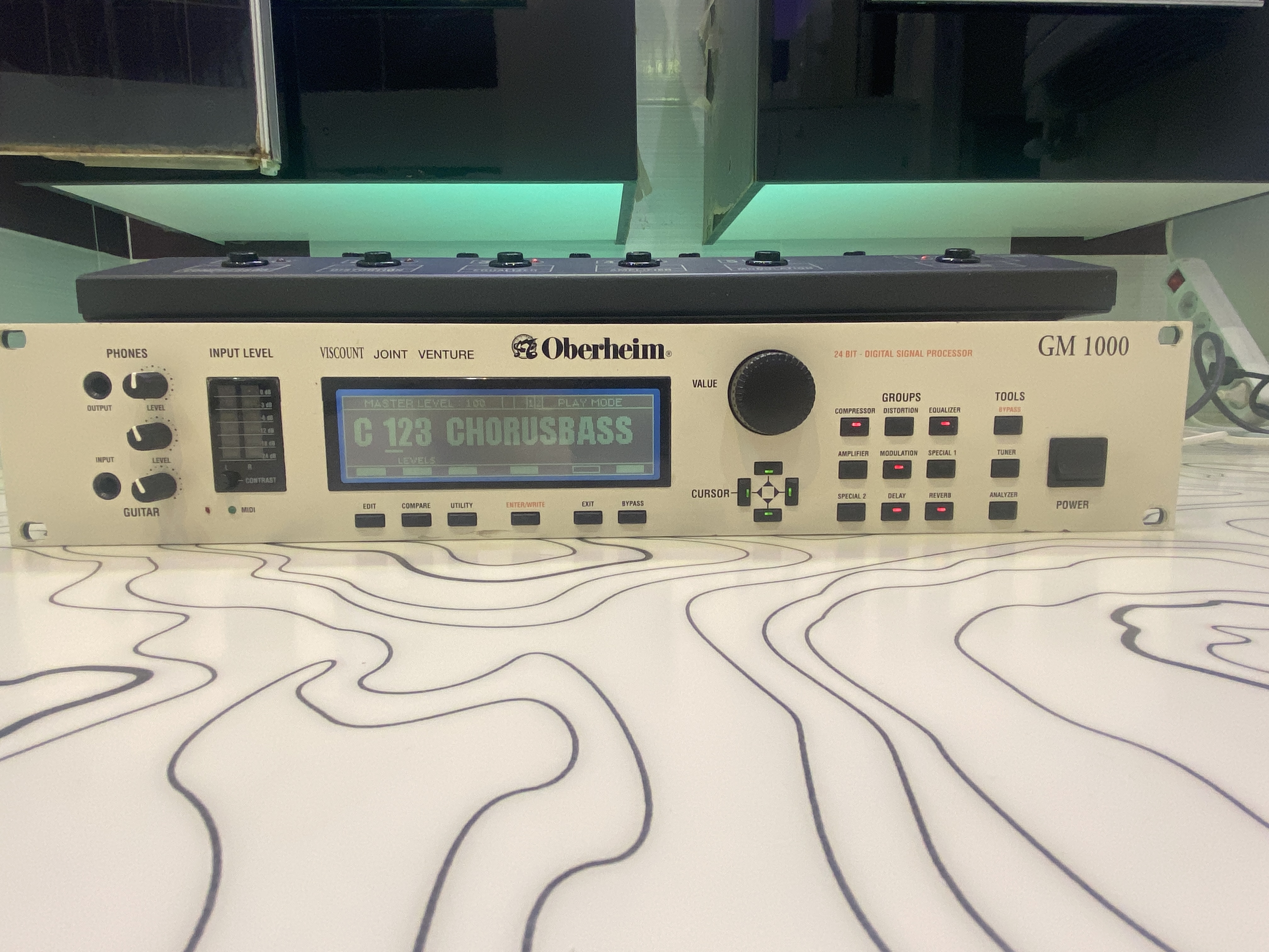  multi effets OBERHEIM GM1000+ FS1000 - 100% fonctionnel 