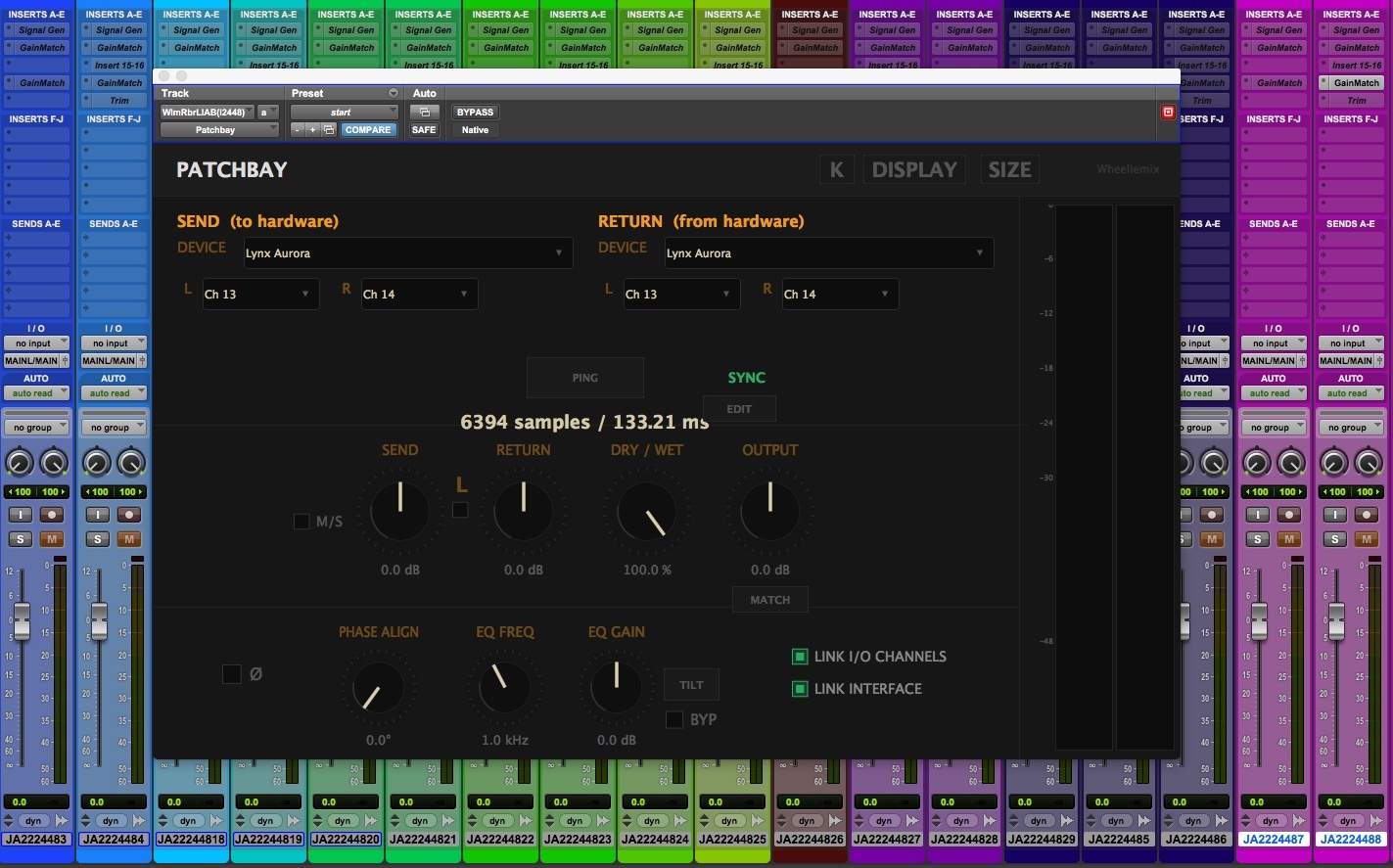 Patchbay plugin remplace l'I/O plugin de ProTools!