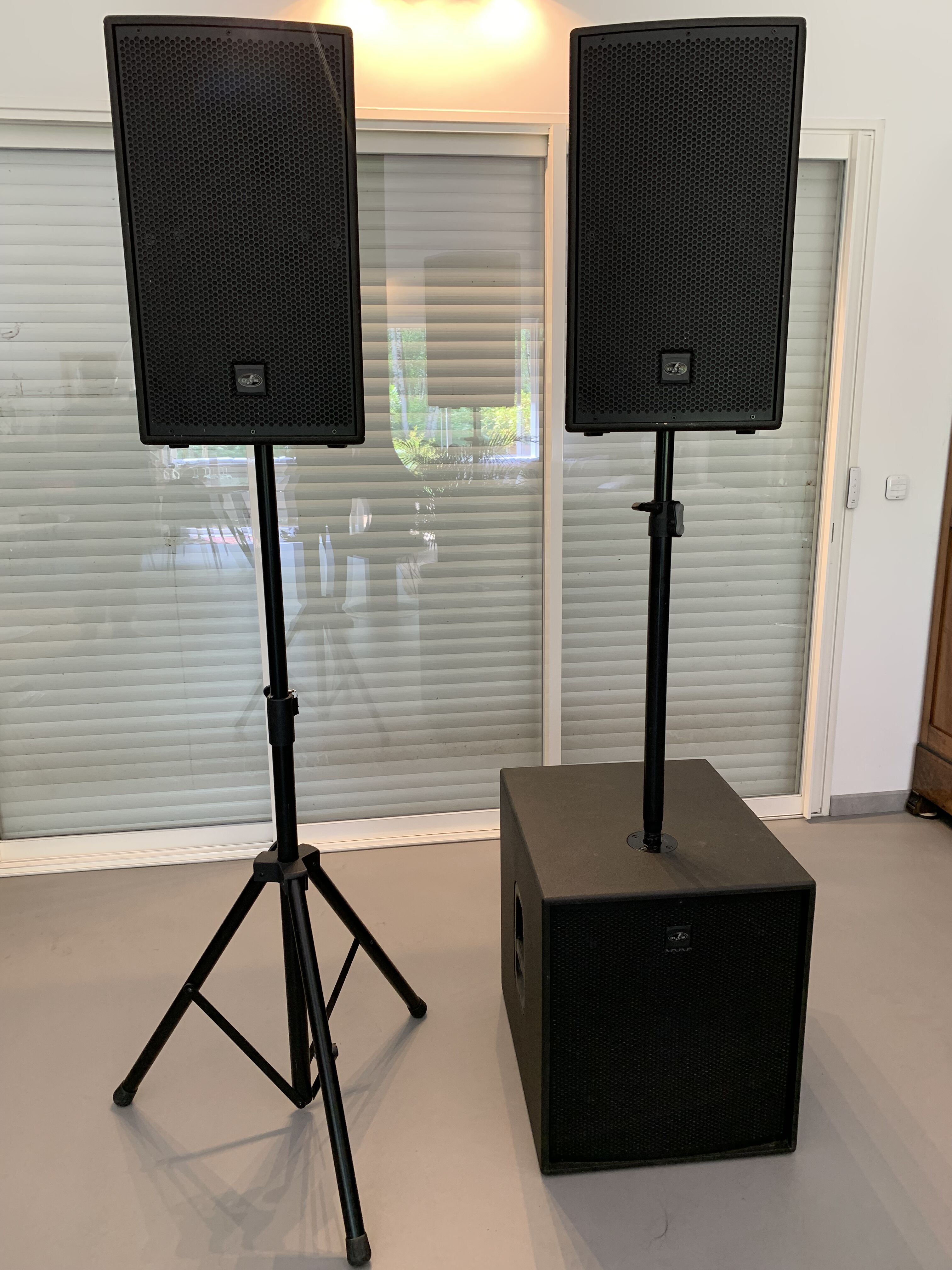 Sono Pro DAS AUDIO : 2 ACTION 12A et un sub ACTION 18A