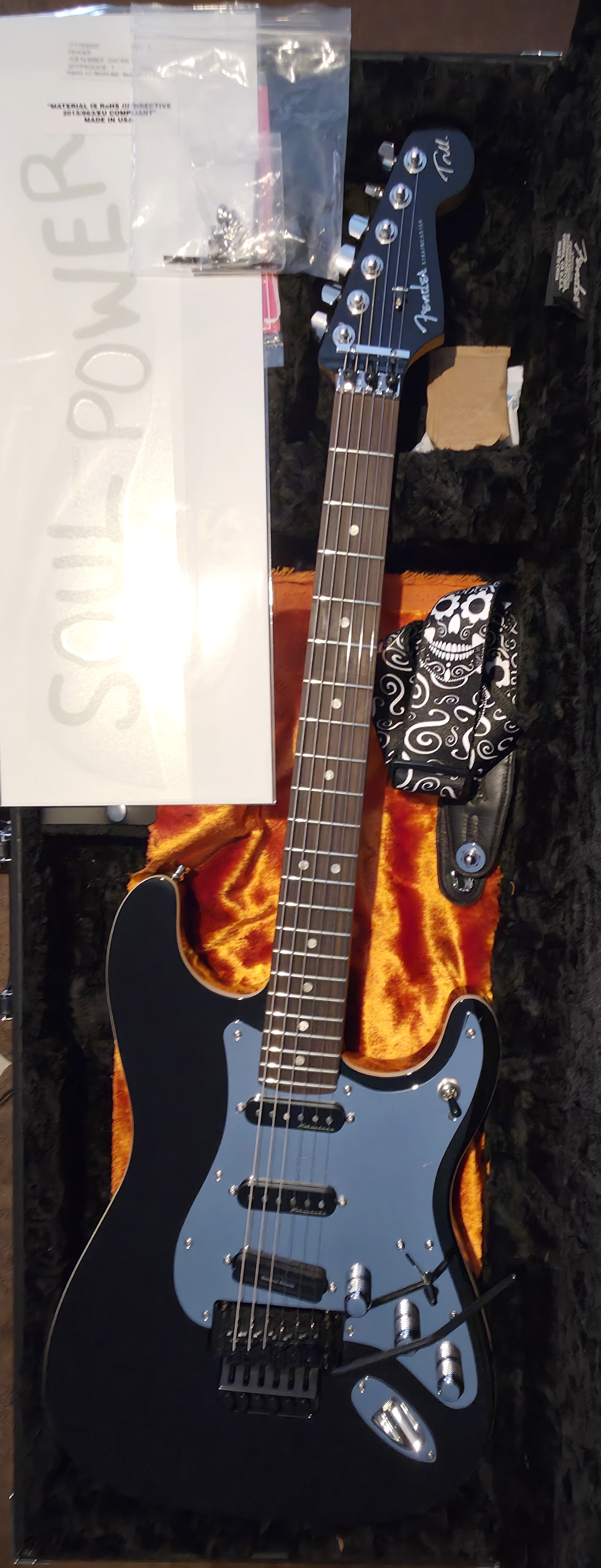 Fender Tom Morello Stratocaster FR RW BLK