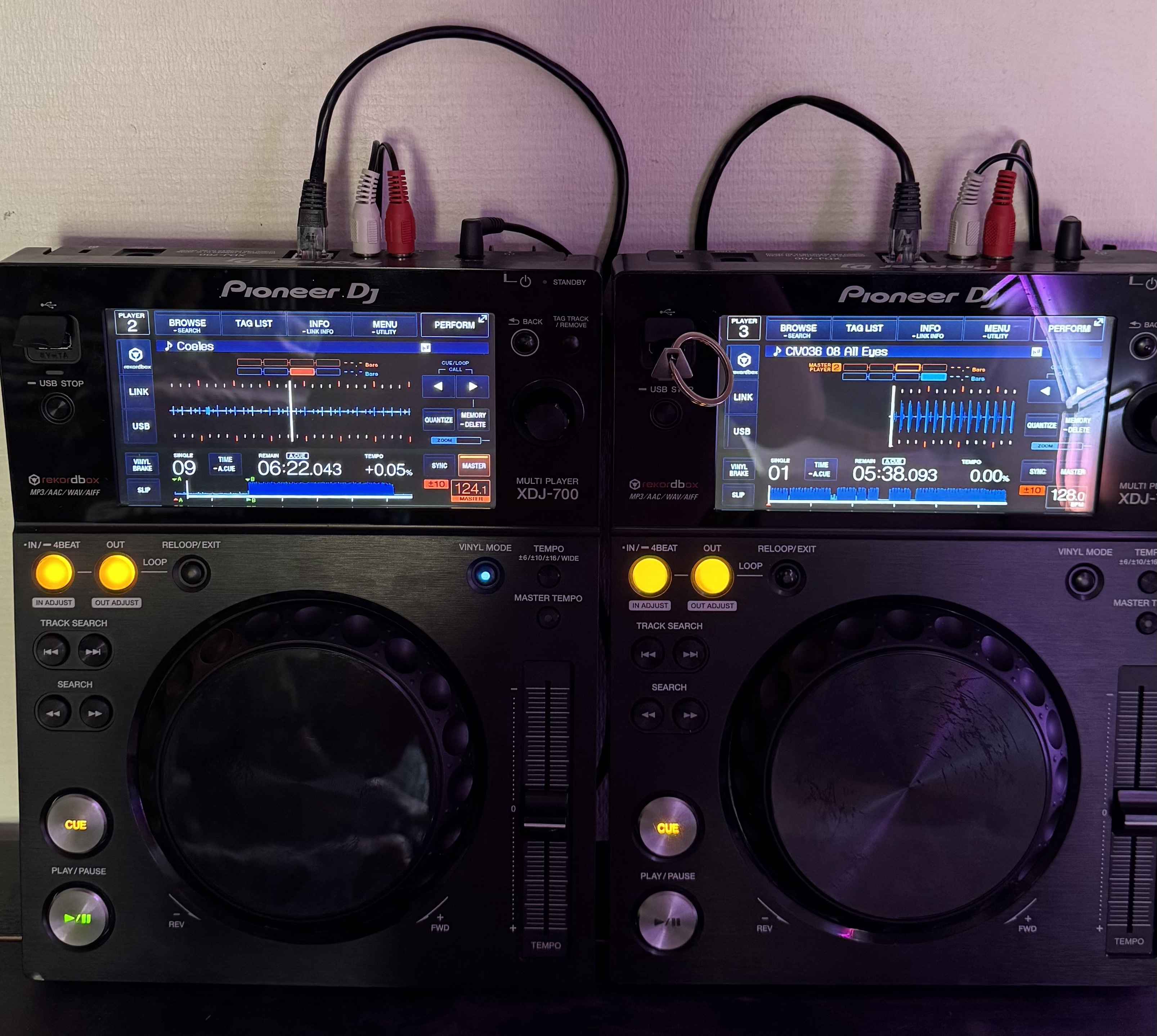 Paire de XDJ 700 