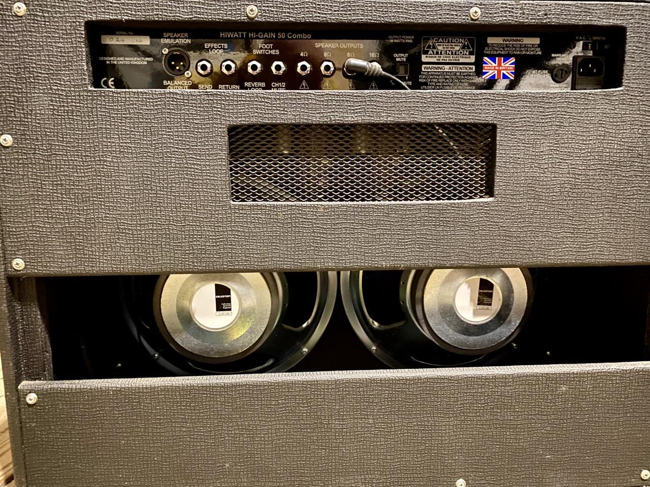 Vends combo Hiwatt Hi Gain 50 SER 2x12" Célestion;