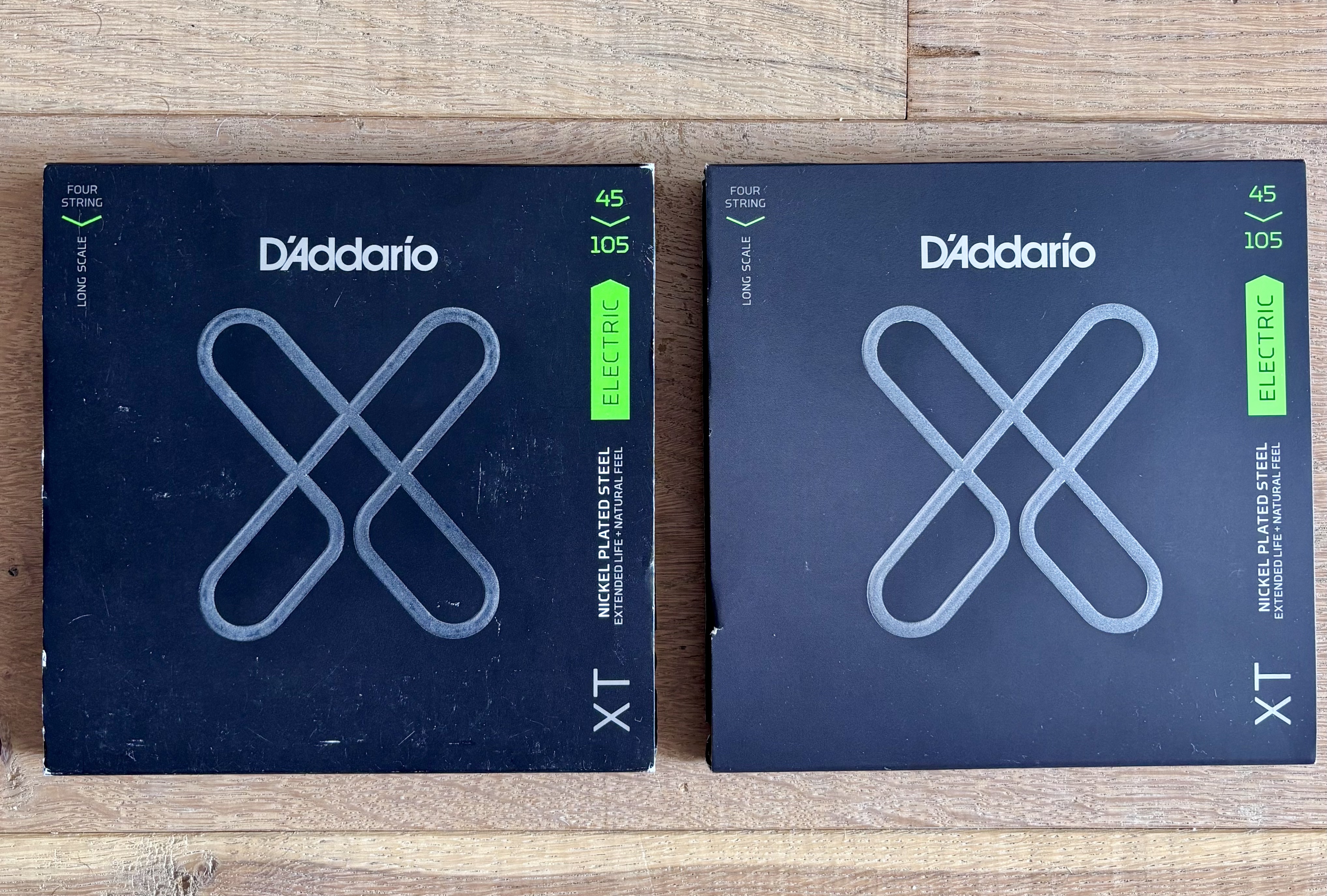 2 jeux de cordes de basse D’addario XT 45-105