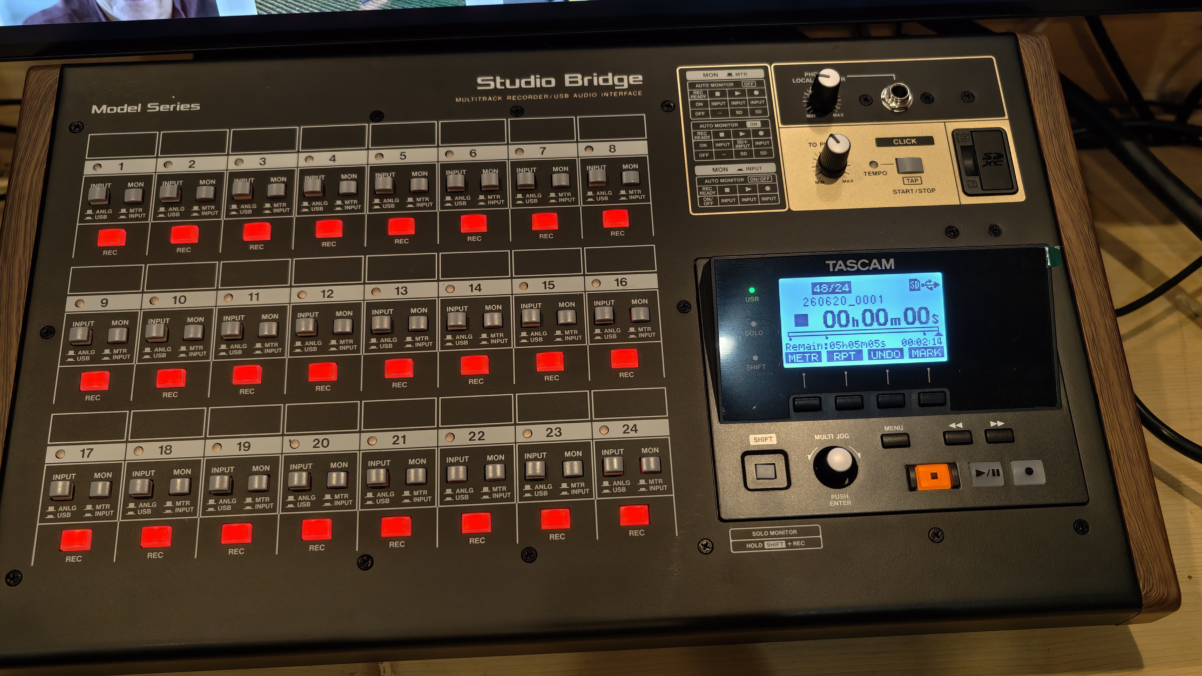 Tascam Studio Bridge FDP in.