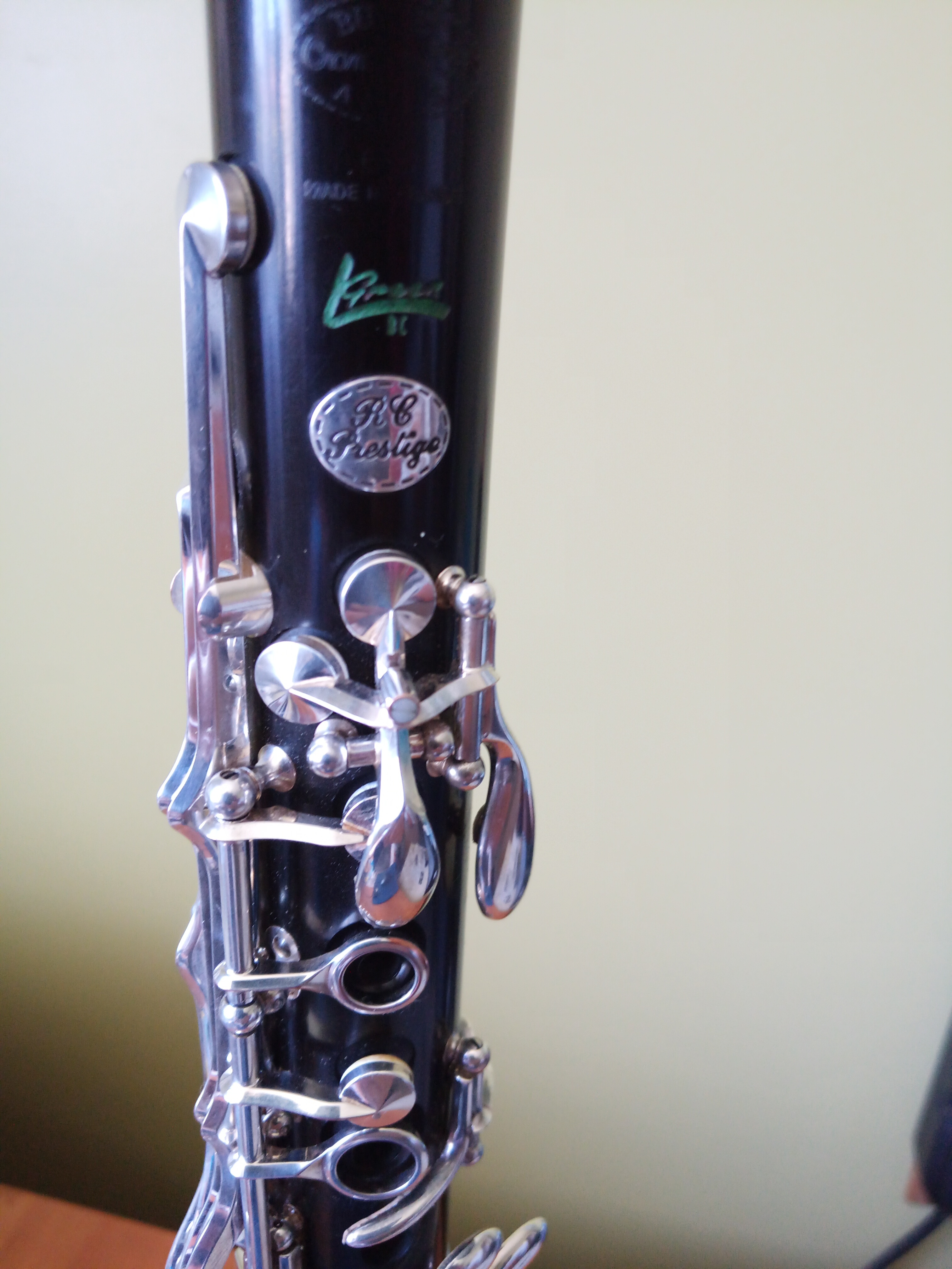 Vends Clarinette RC Prestige green line 442