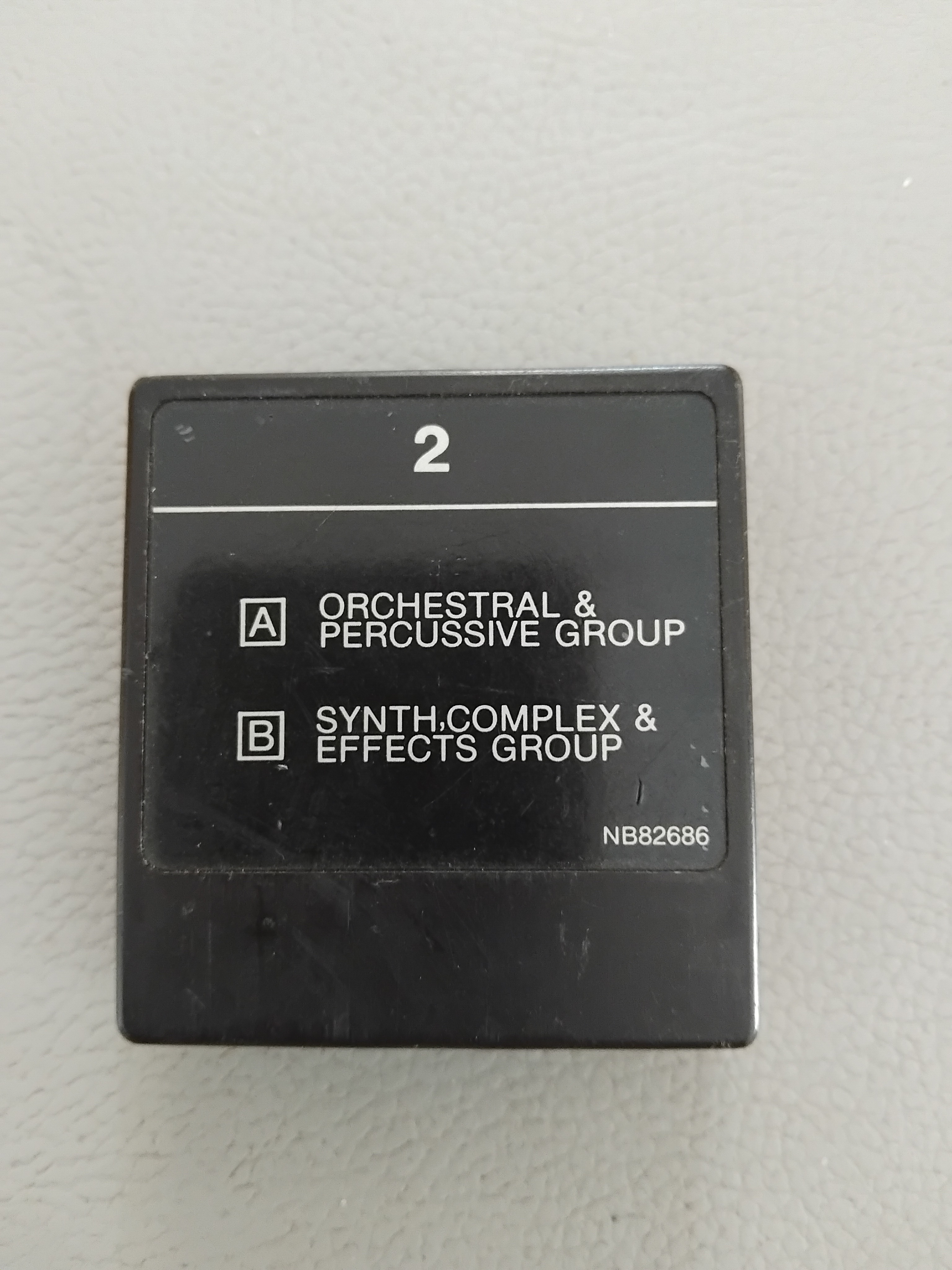 vends cartridge Yamaha DX7 voice rom 2