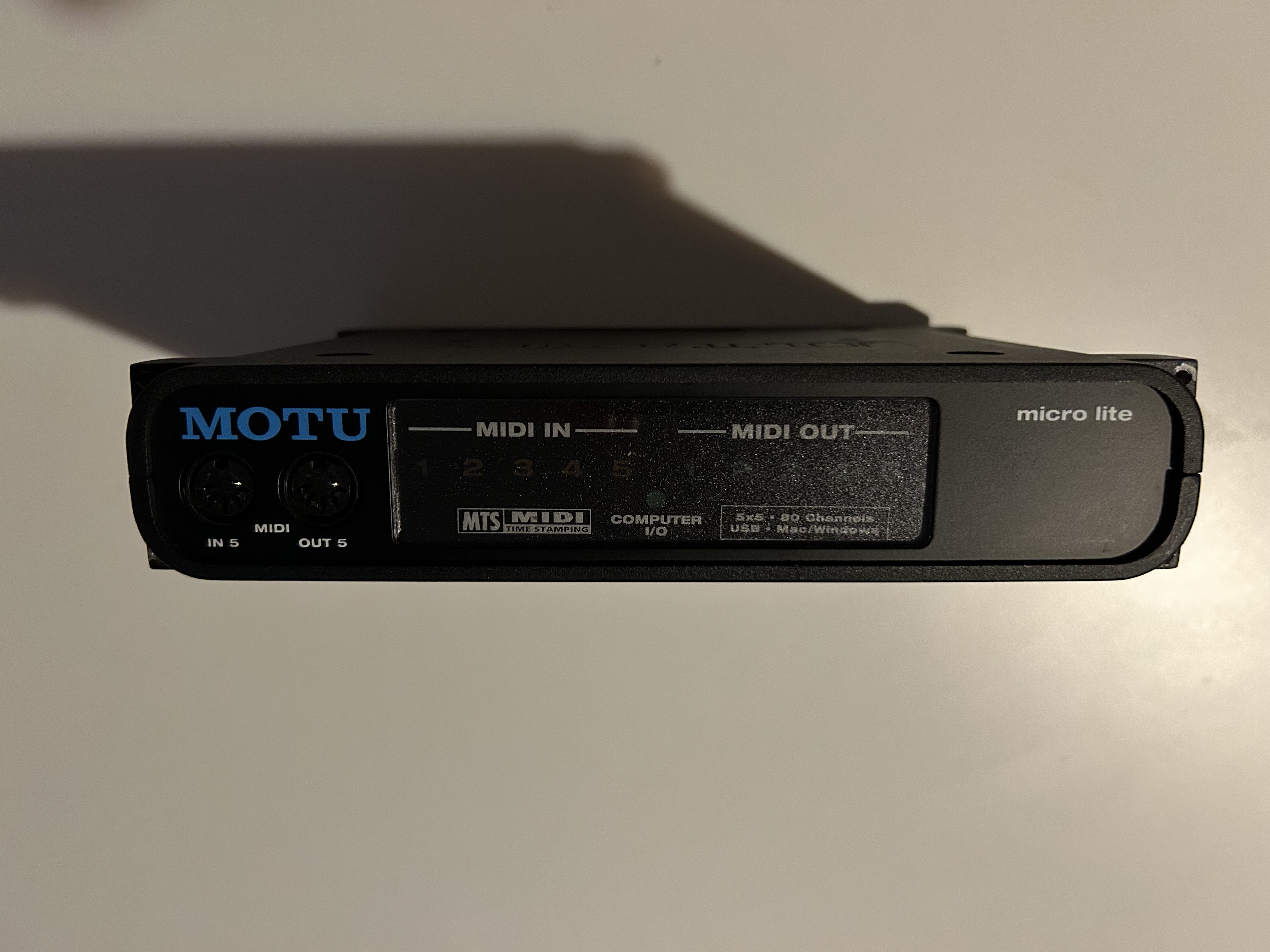 Vends MOTU Micro Lite USB 