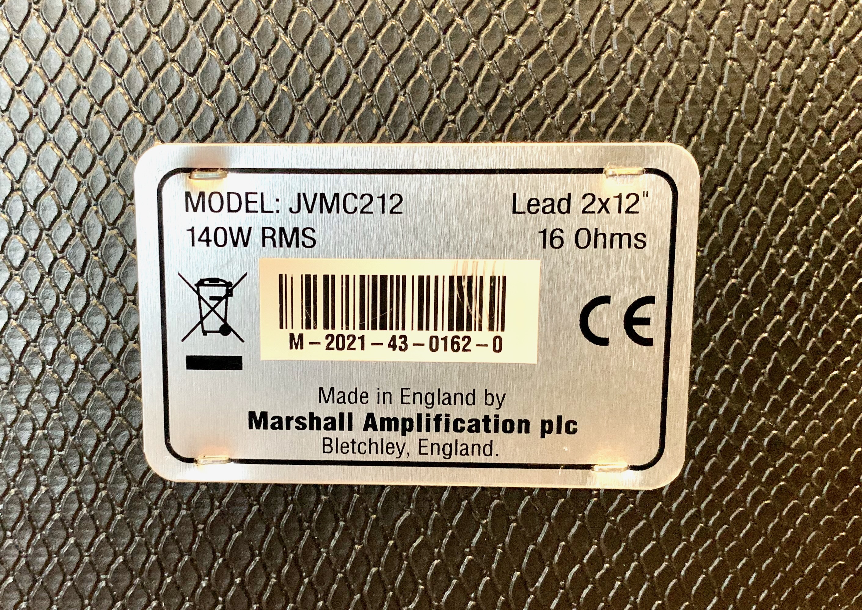 Marshall JVMC212 (73901)
