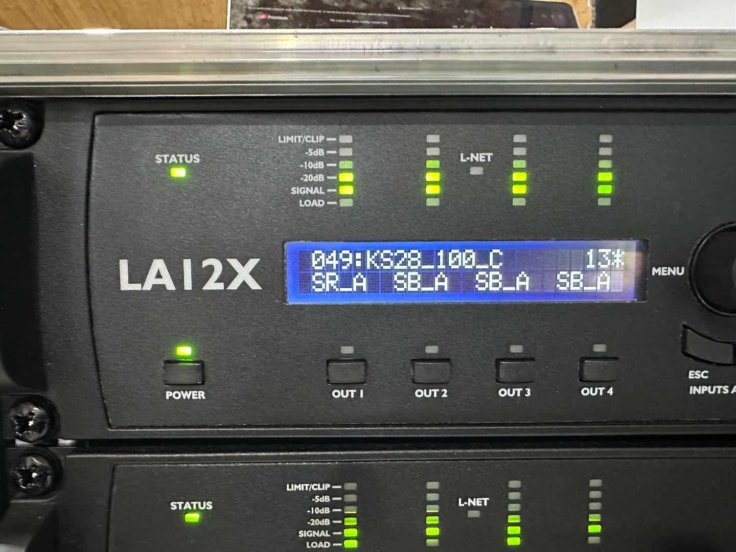 À vendre : Contrôleur amplifié L-Acoustics LA12X – Excellent état