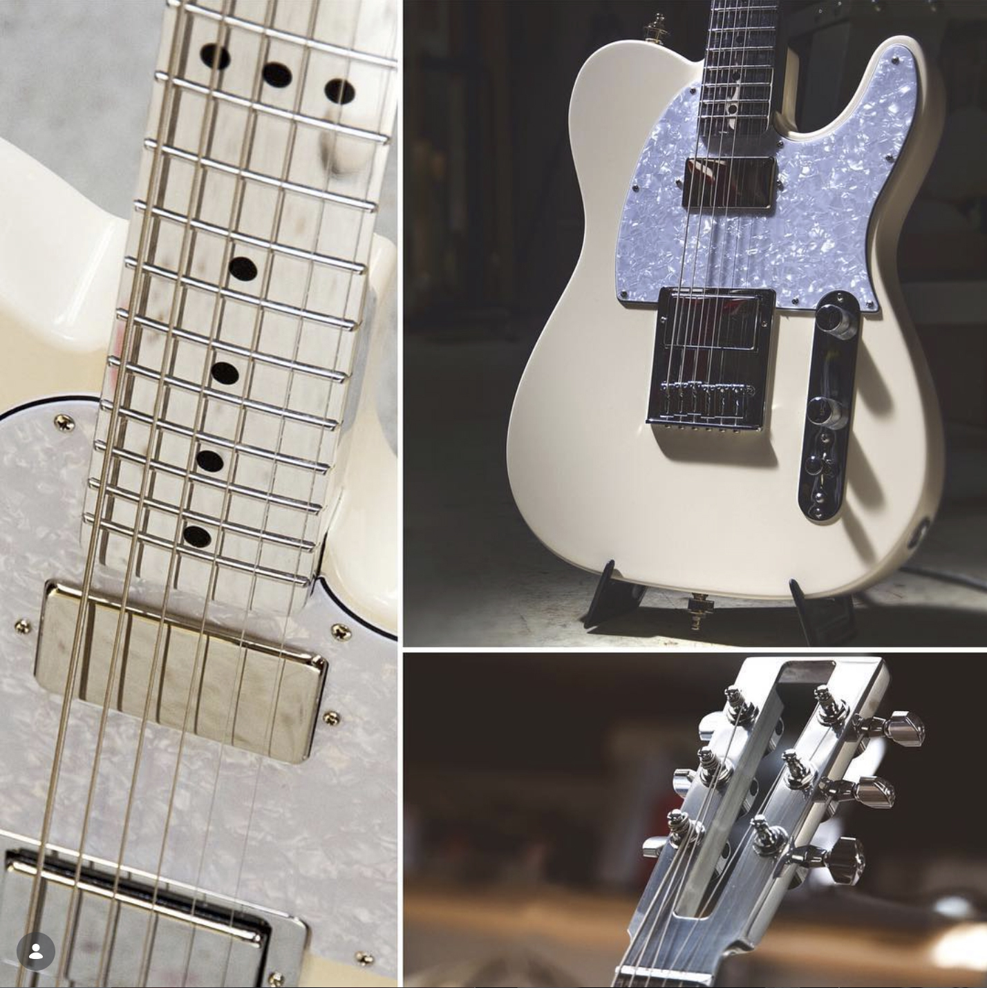 Telecaster HH Manche EGC Aluminium (Hangman’s Chair)