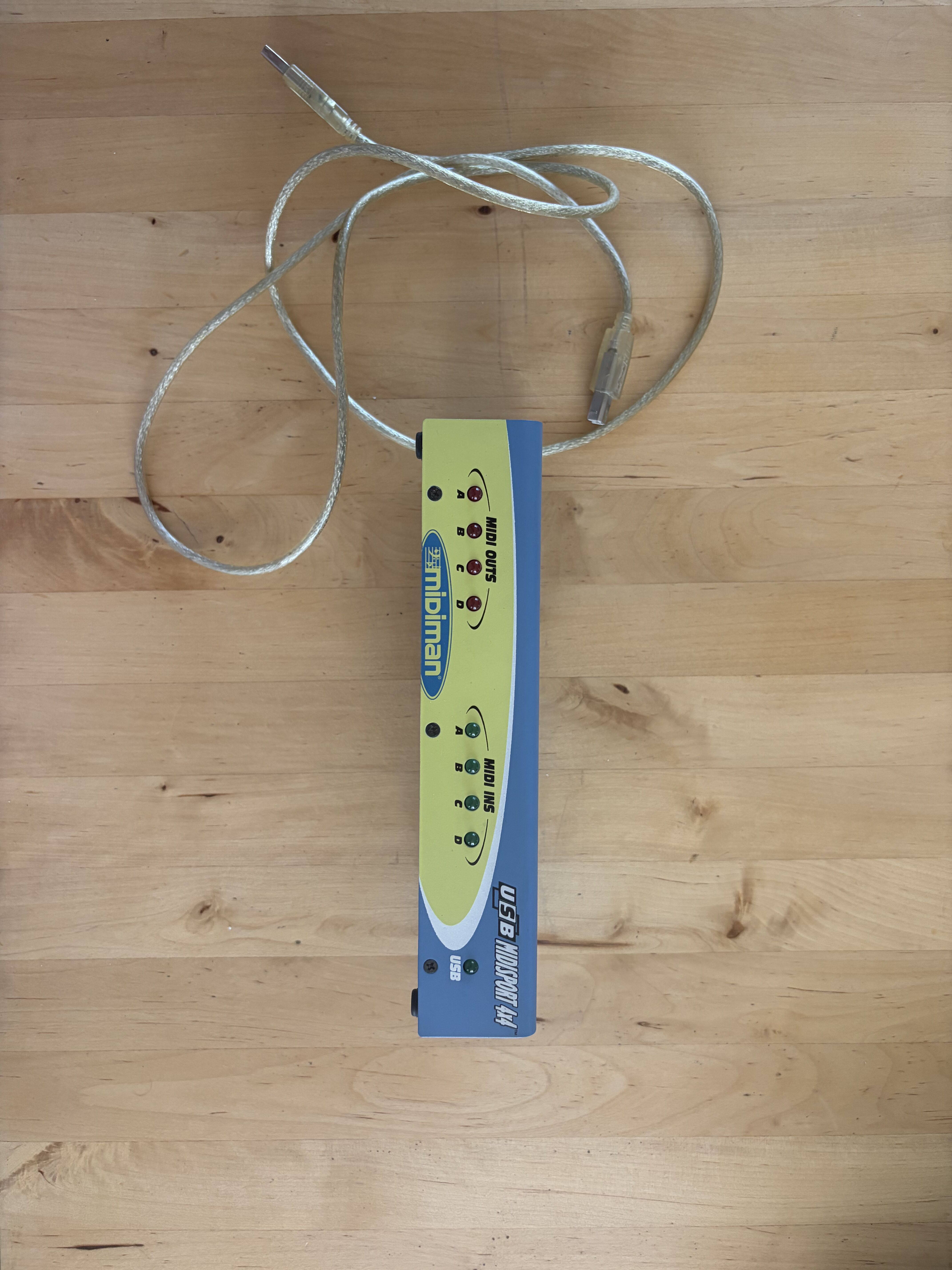 Midiman Midisport 4x4 – Interface MIDI USB 4 entrées / 4 sorties