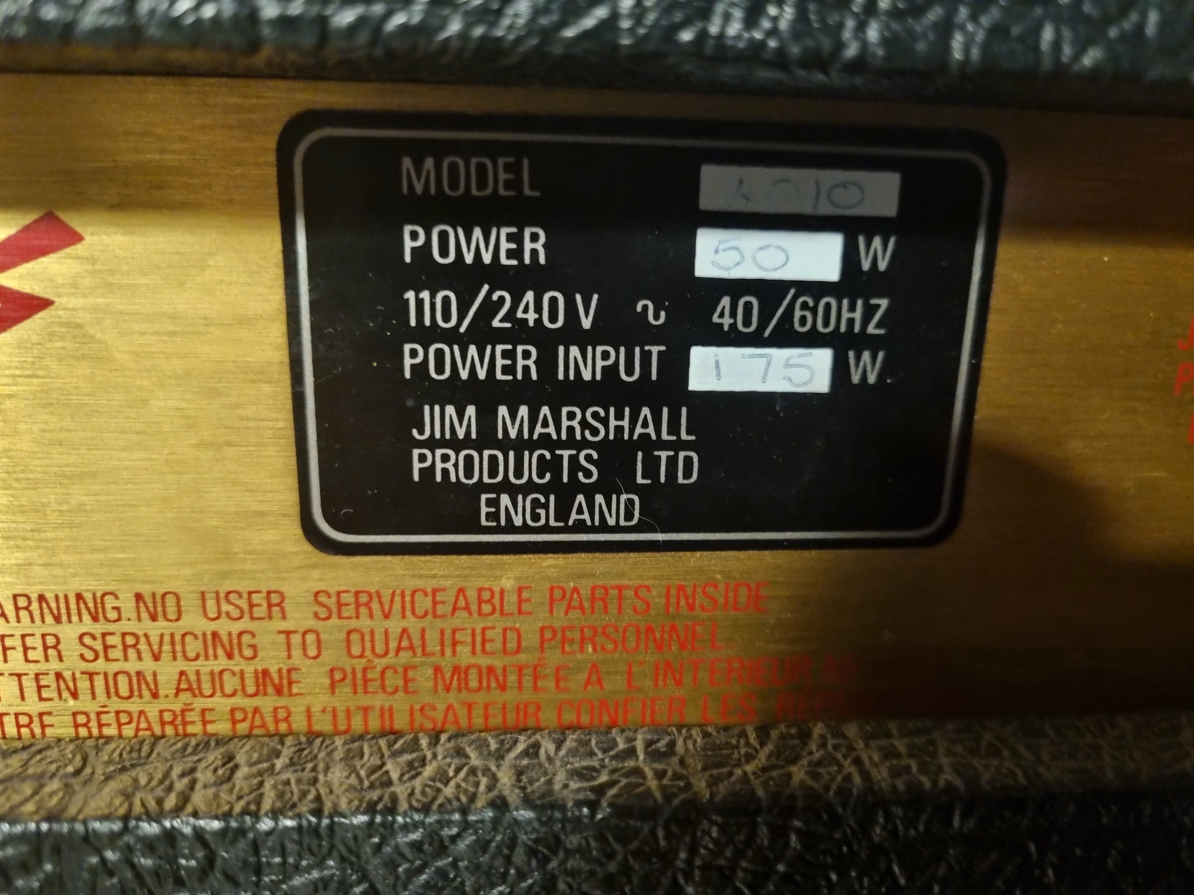 Marshall 4010 JCM800 (1981-1989) (99631)