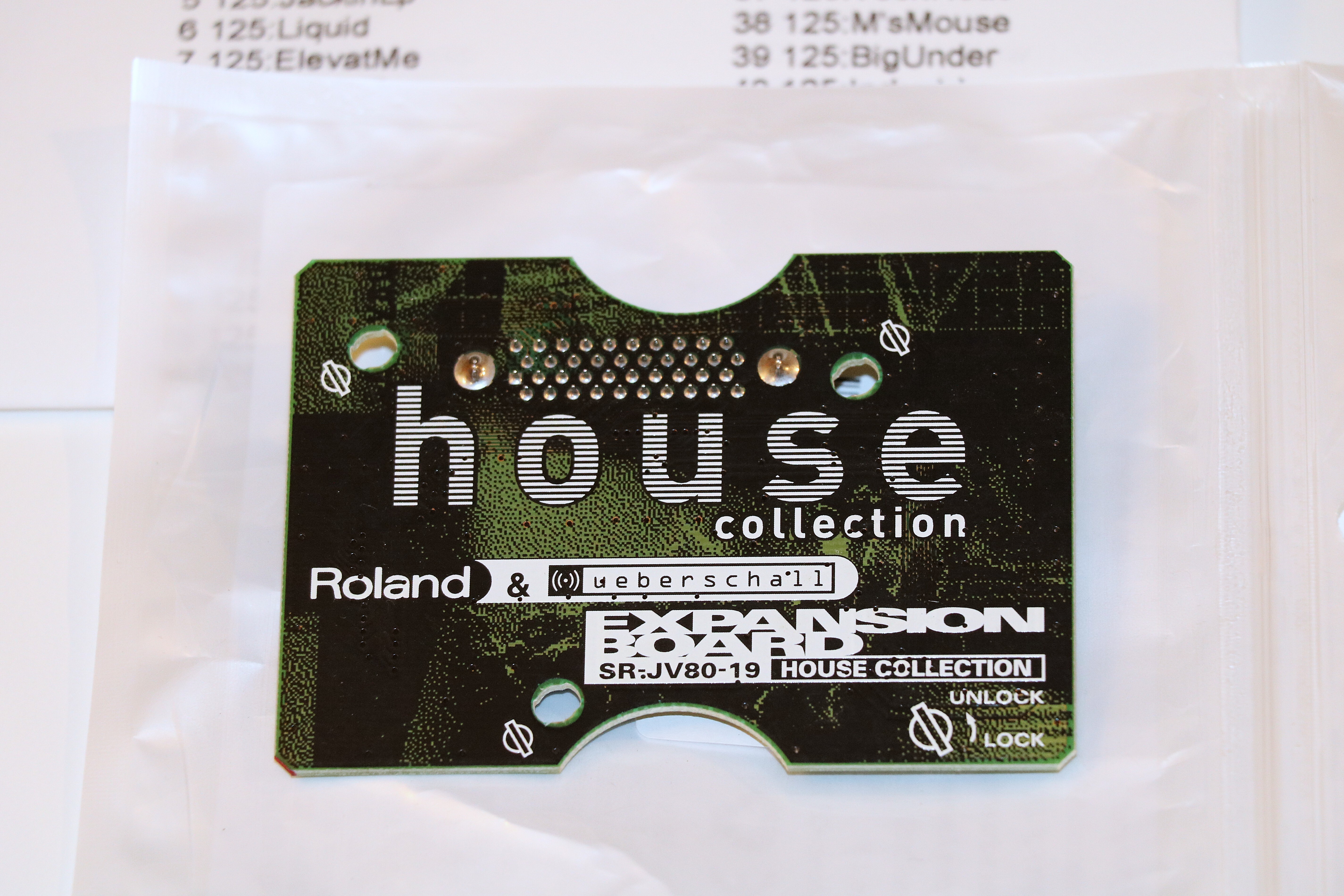 Carte Roland SR-JV80-19 House Collection