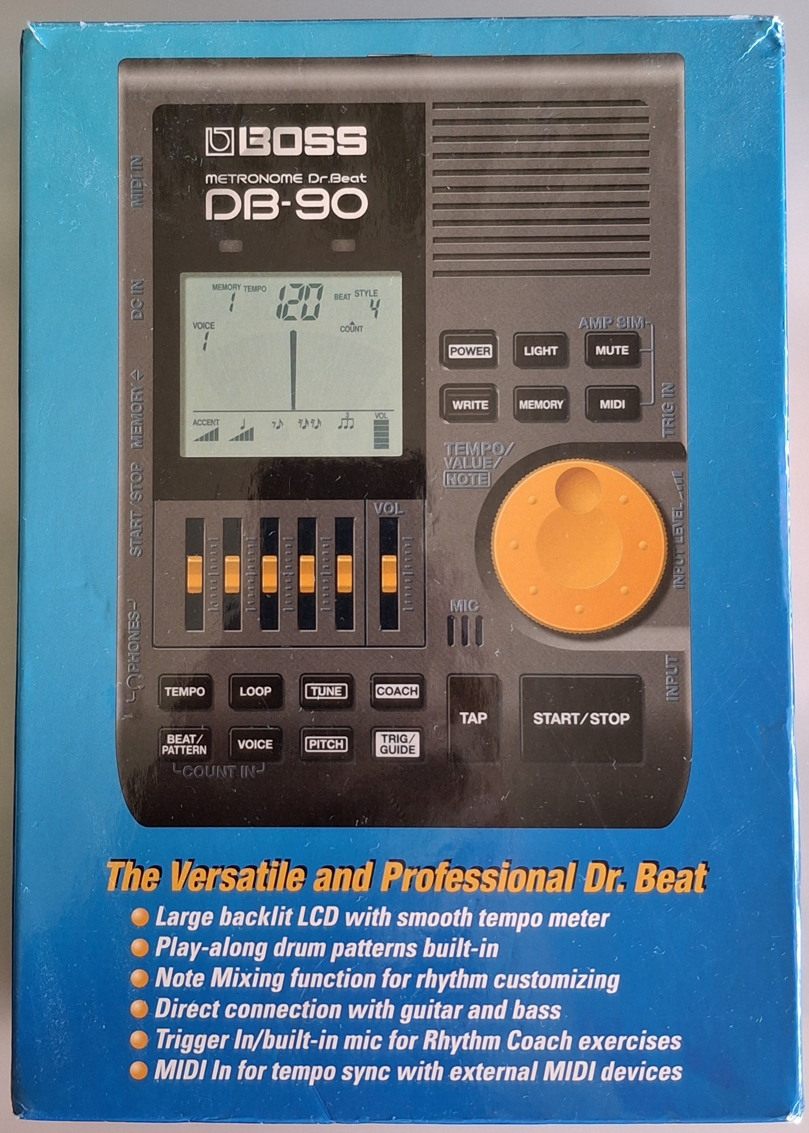 Boss DB-90 Dr. Beat – Métronome professionnel MIDI excellent état
