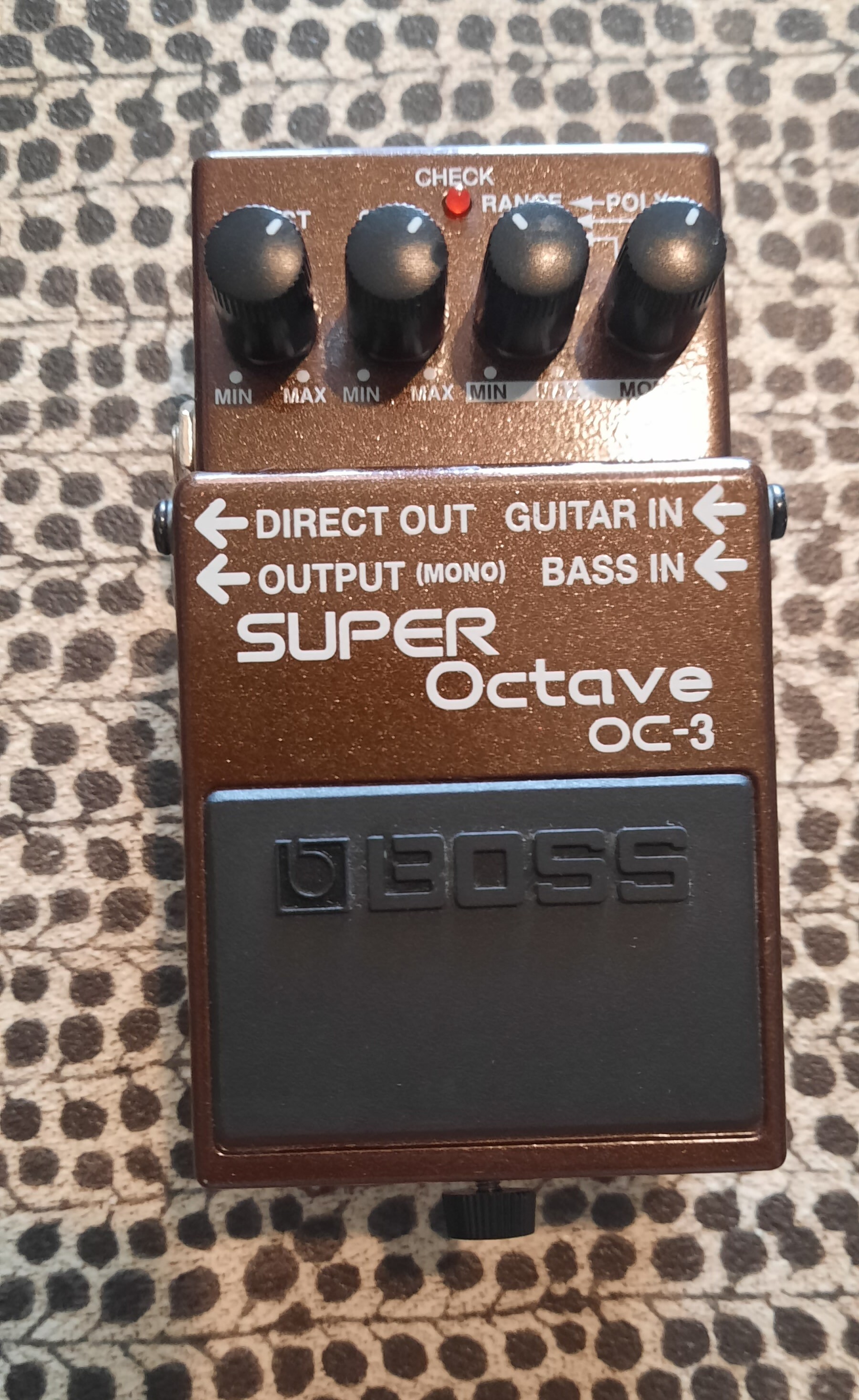 vend  pedale boss OC-3  d'octaveur pour guitare et basse