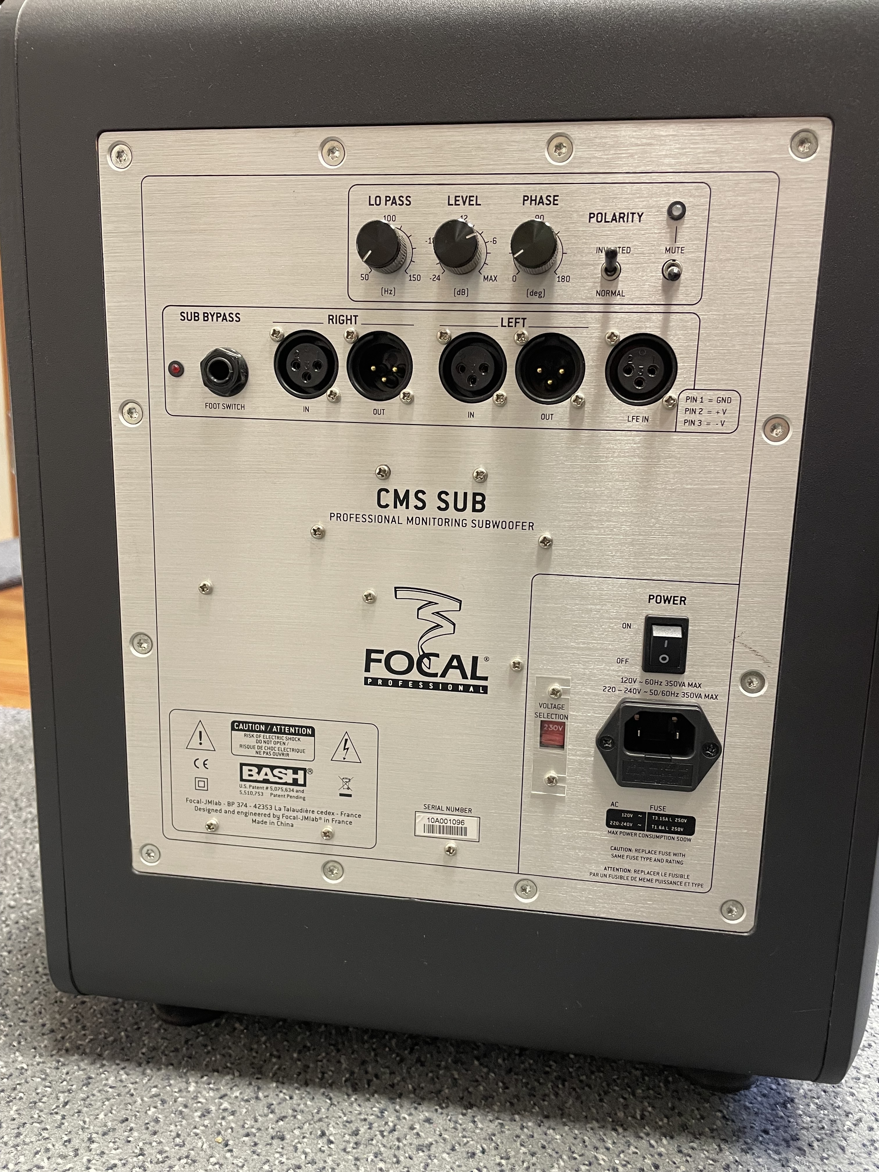 Focal CMS Sub CAISSON BASSE