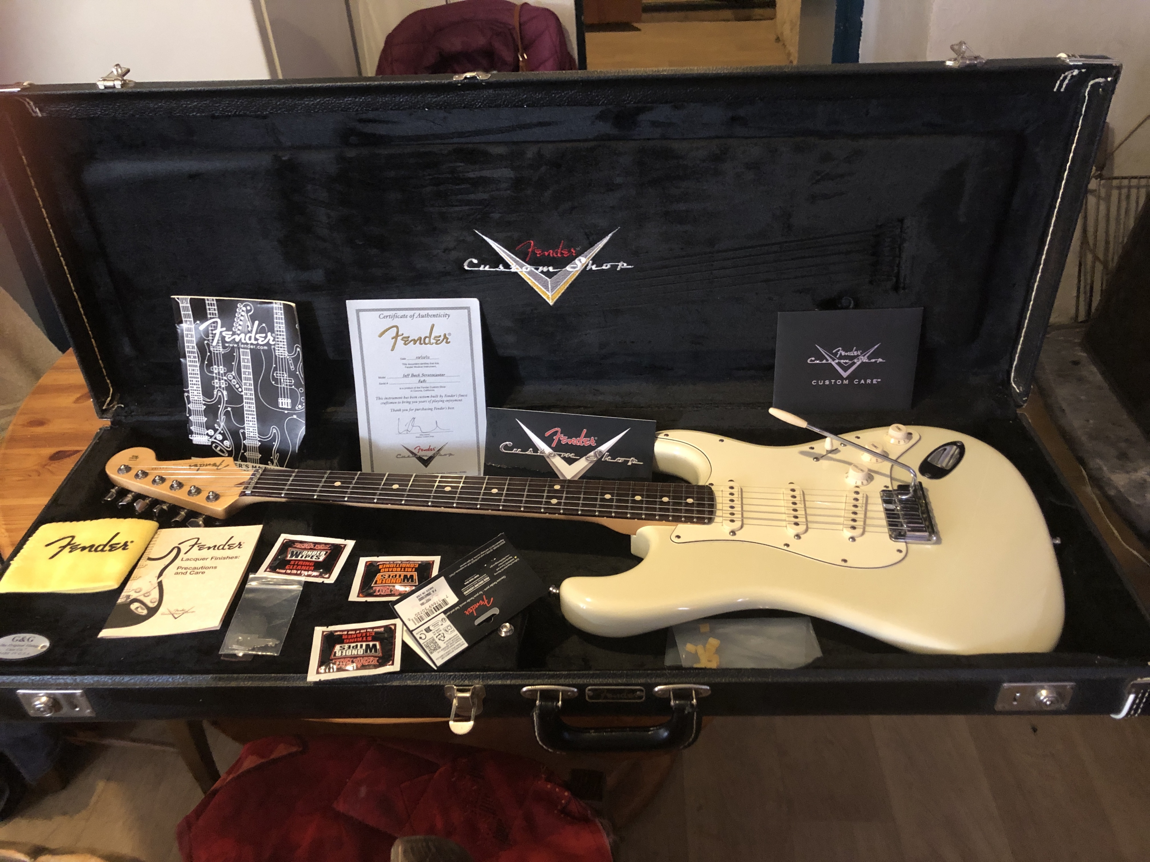 vend Custom Shop stratocaster  Jeff Beck