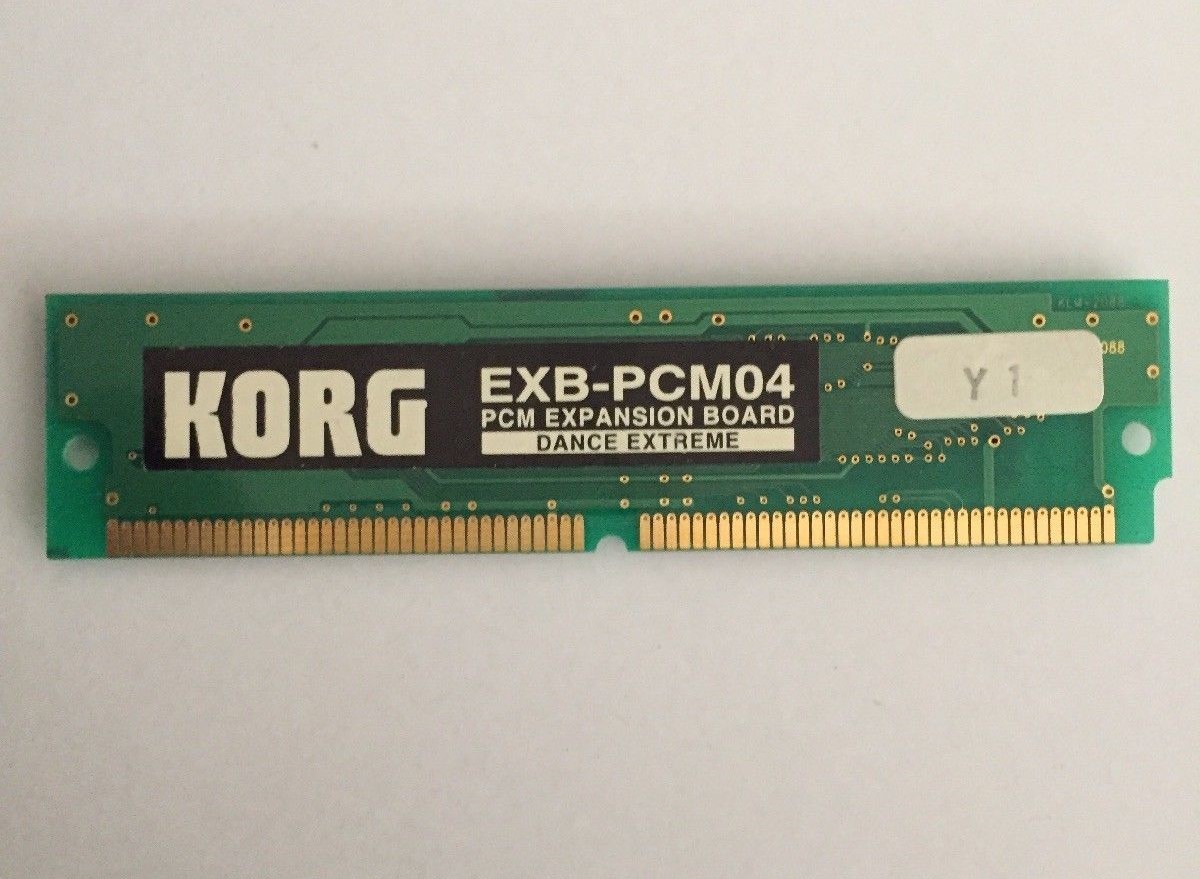 Carte Korg Dance Extreme EXB-PCM04 pour tout synthétiseur Triton ou Karma