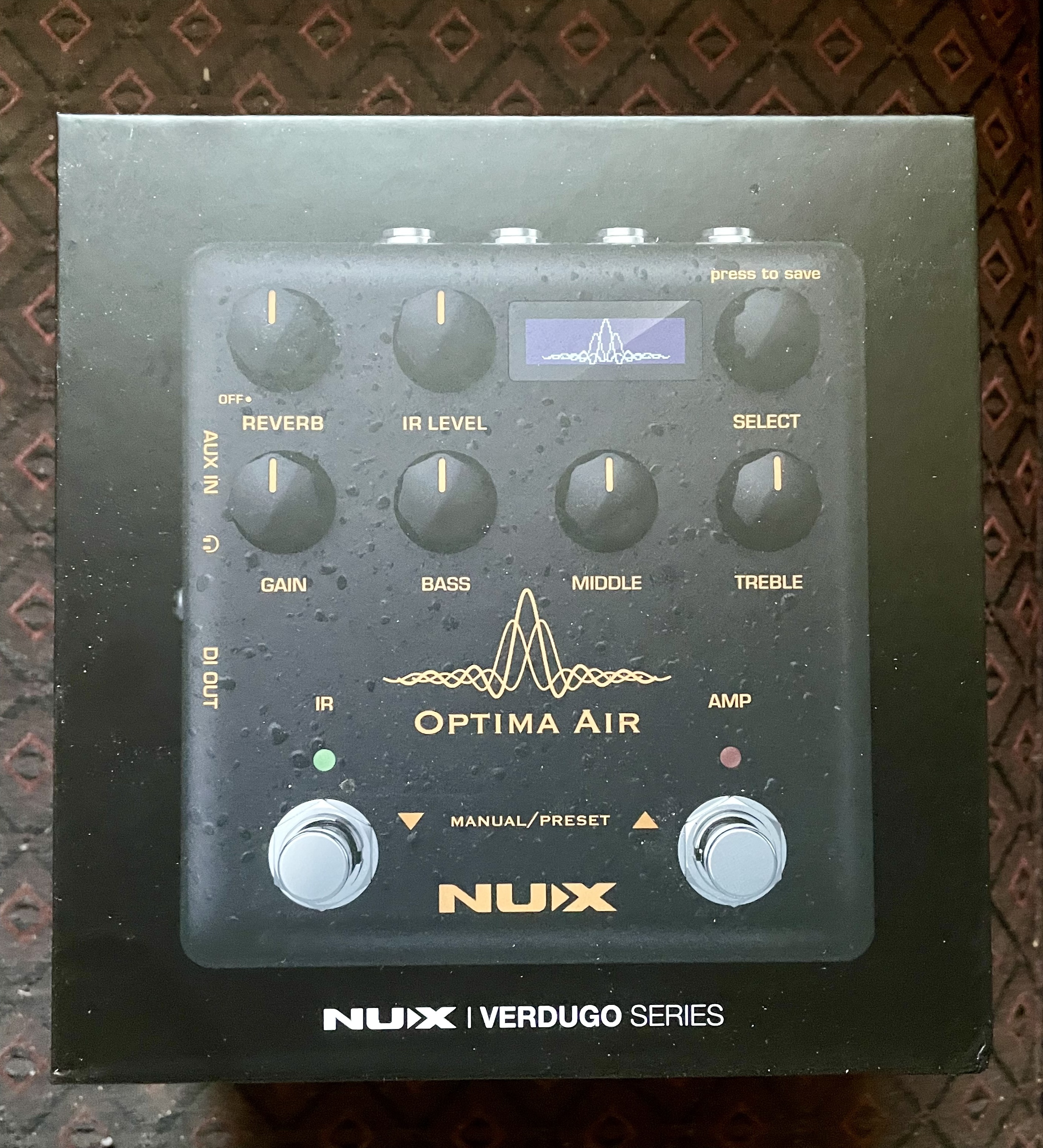 Vends mon NUX Optima Air
