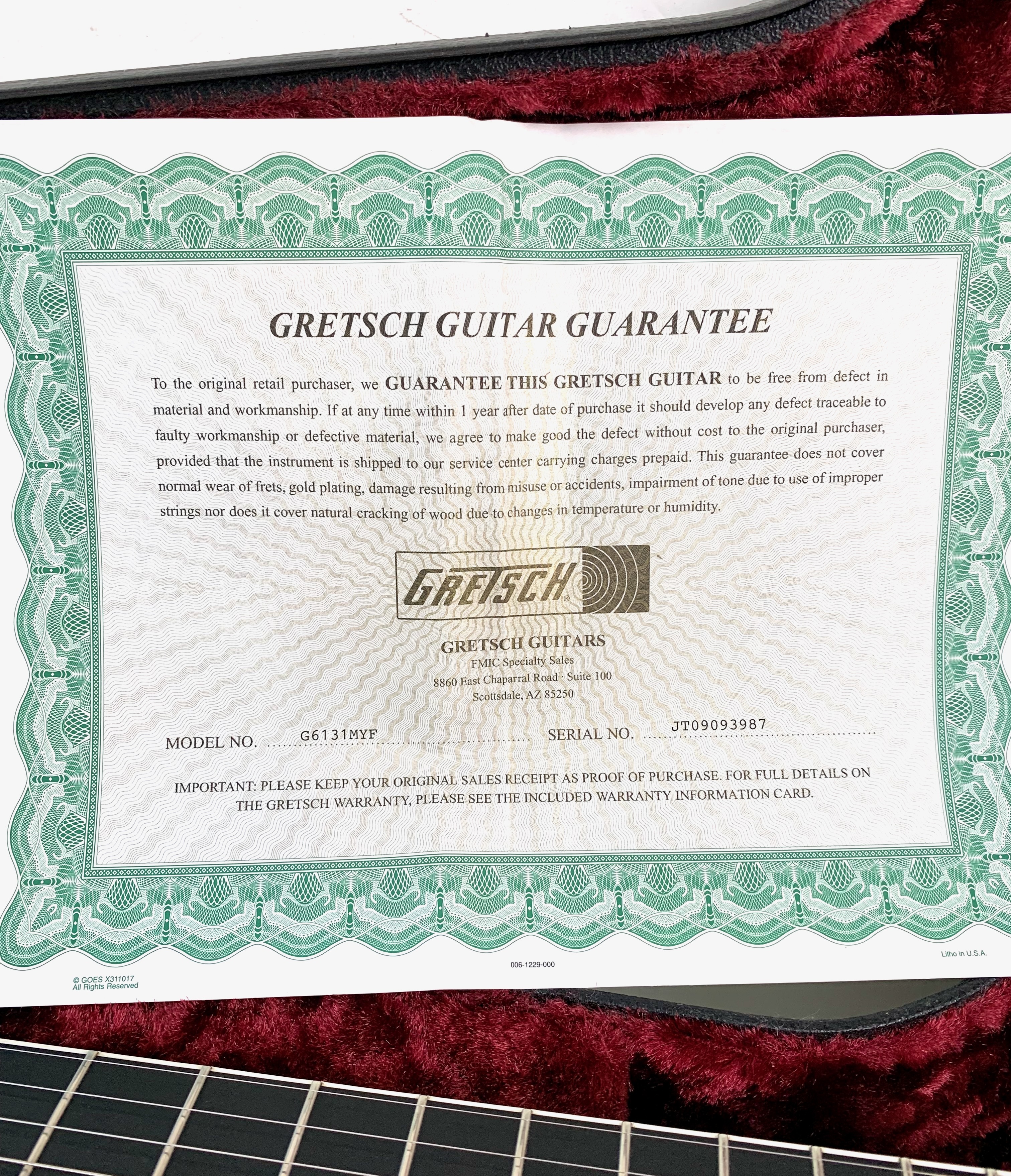 Gretsch G6131MY Malcolm Young II (72112)