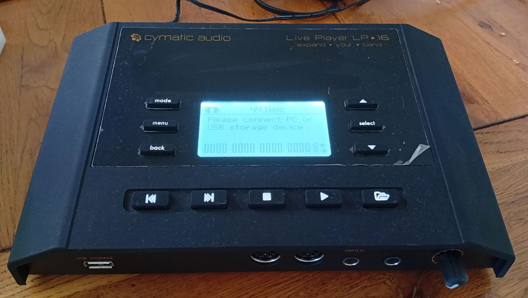 Vends Cymatic Audio LP-16 Live Player