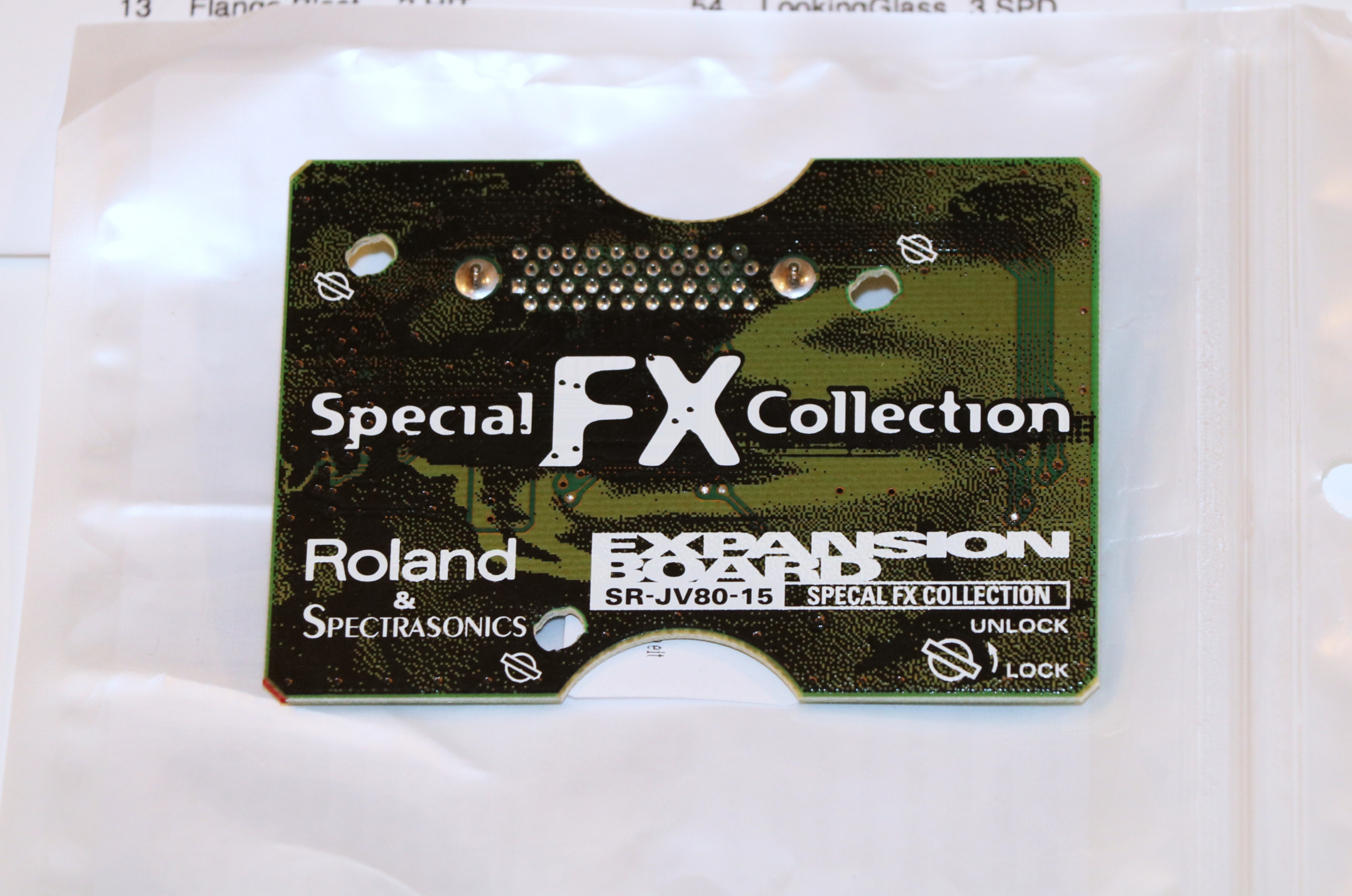 Carte extension Roland SR JV80 15 Special EFX
