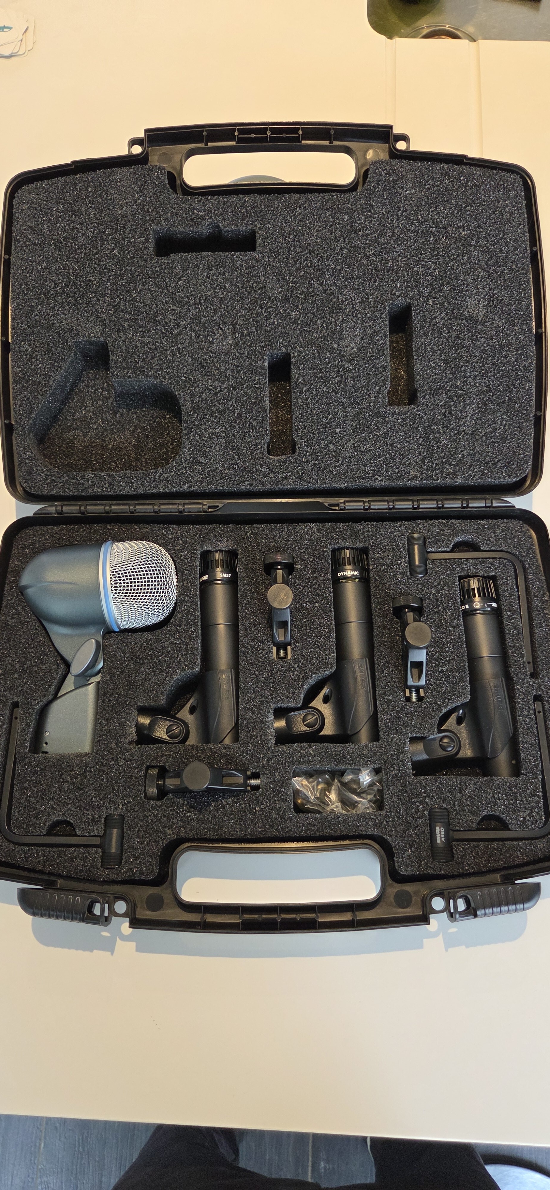 Vends malette Shure DMK57 Batterie