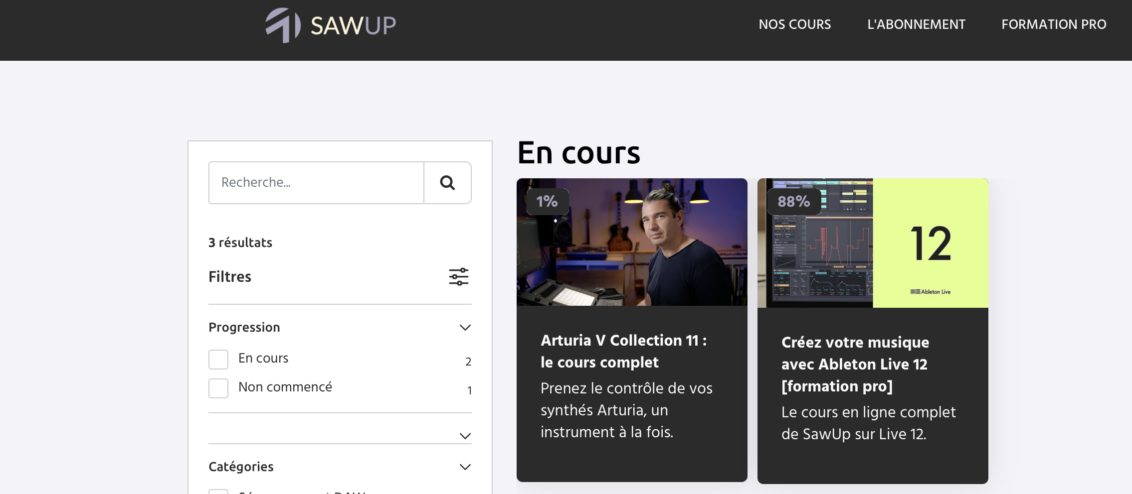 SawUp Créez votre musique avec Ableton Live - Formation professionnelle