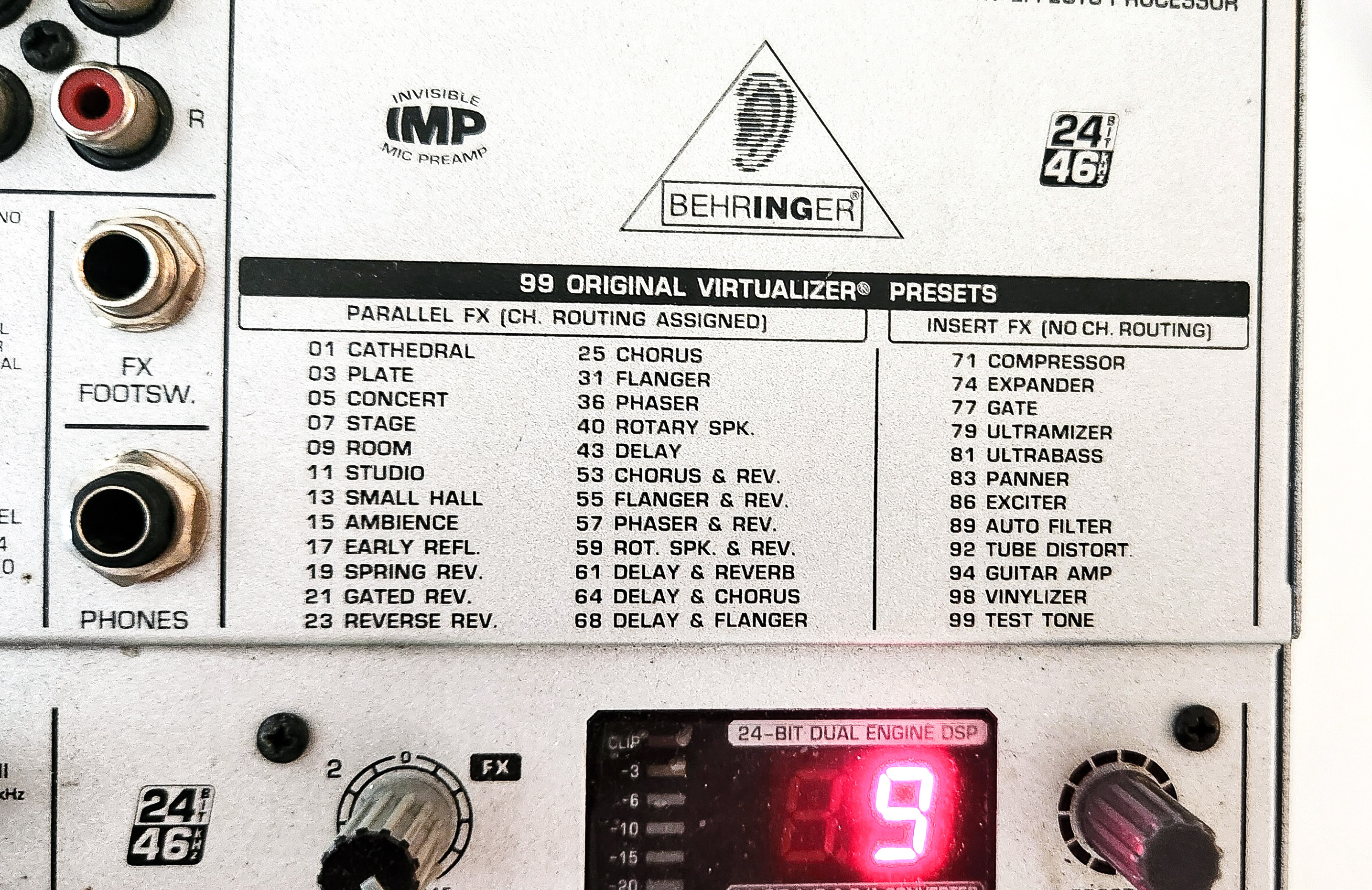 Table Mix Behringer 4