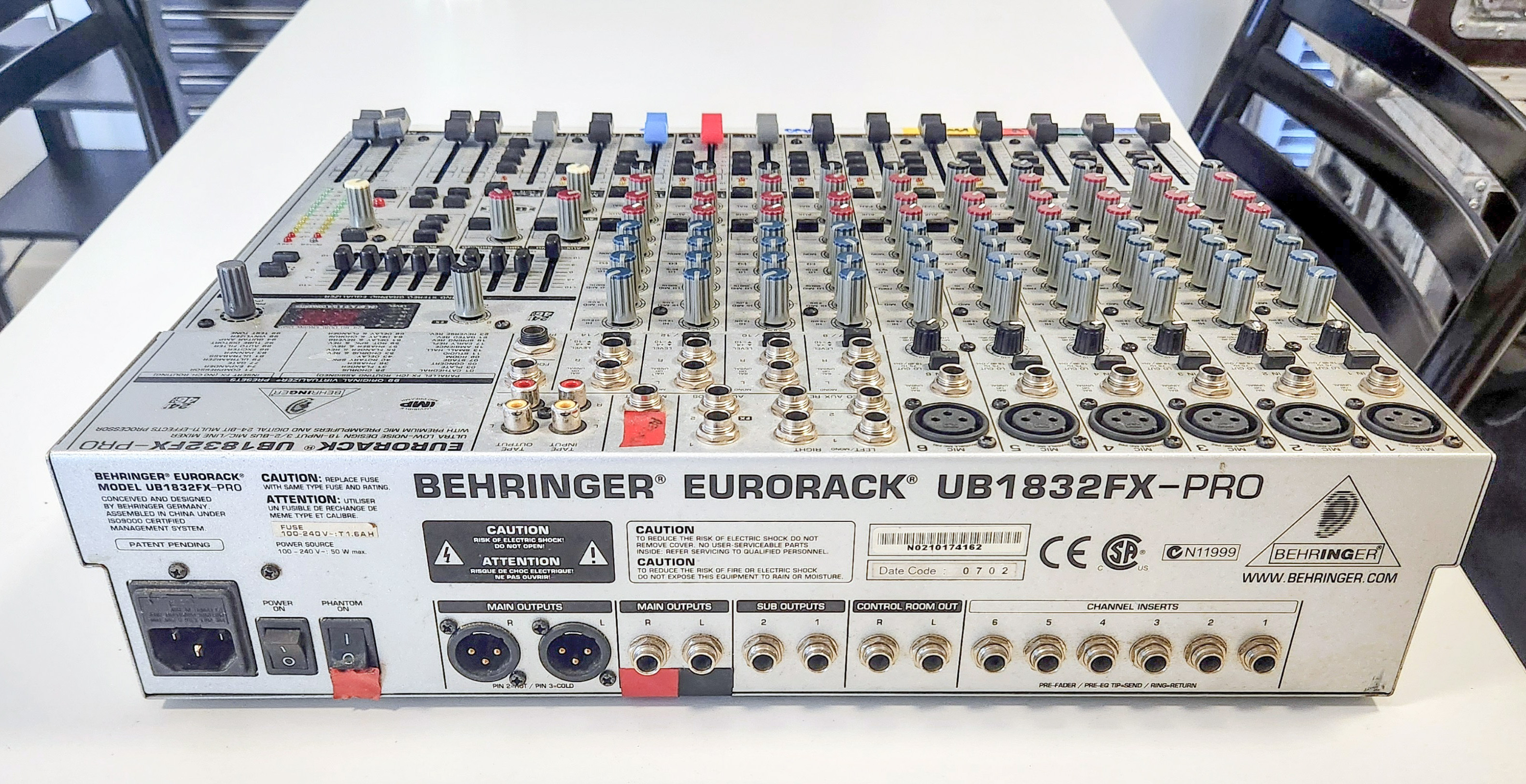 Table Mix Behringer 5