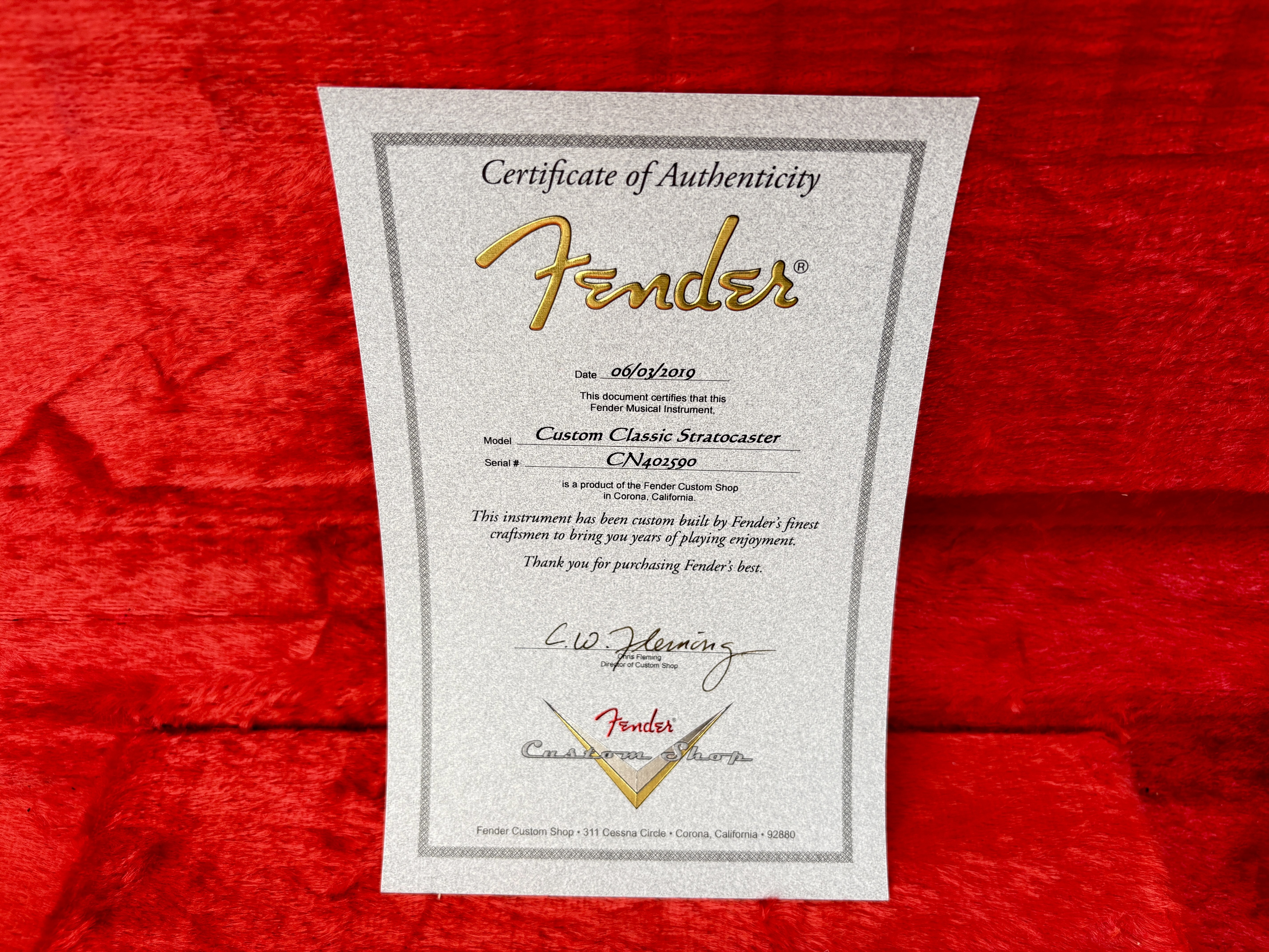 Fender Custom Shop 40th Anniversary '54 Stratocaster (28004)