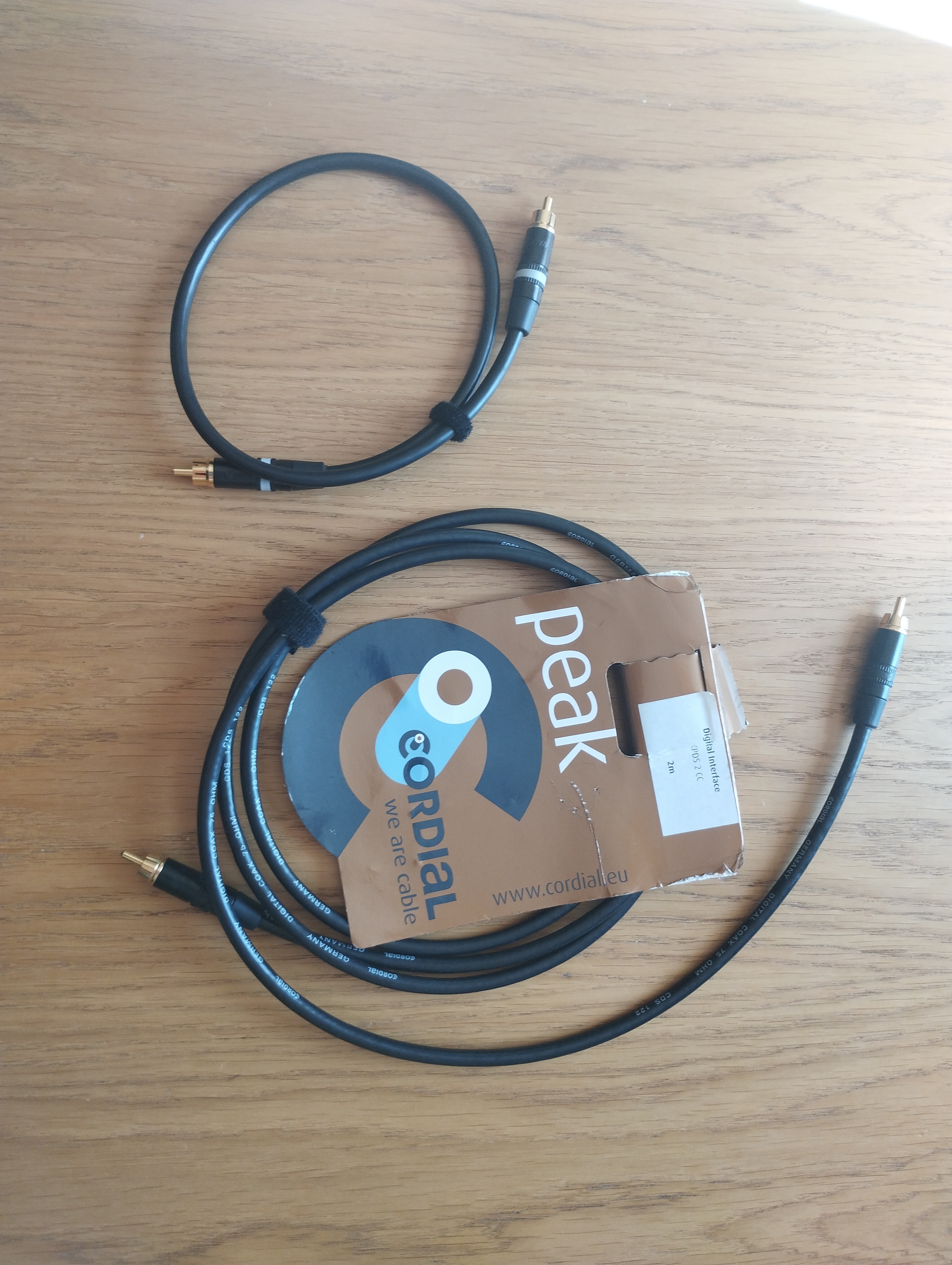 Vends lot de câbles SPDIF