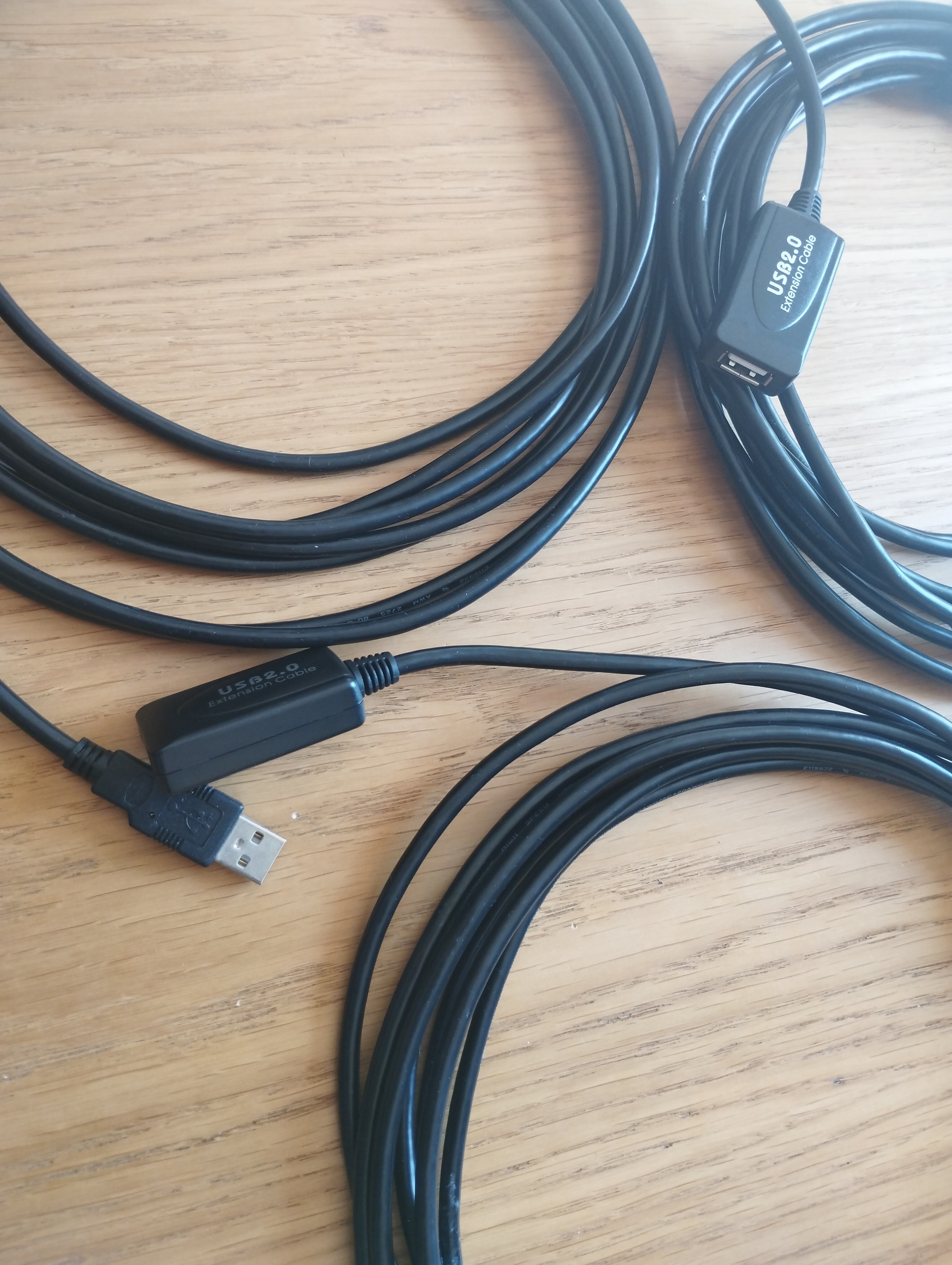 Vends lot de rallonge USB 2.0 de 5 mètres