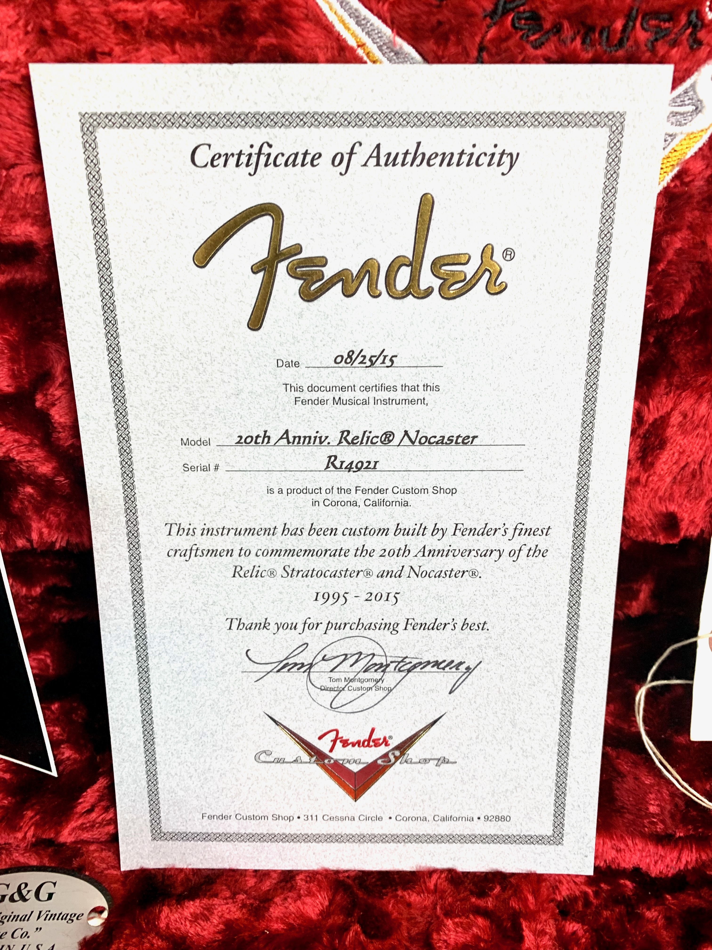 Fender Custom Shop '51 Relic Nocaster (99191)
