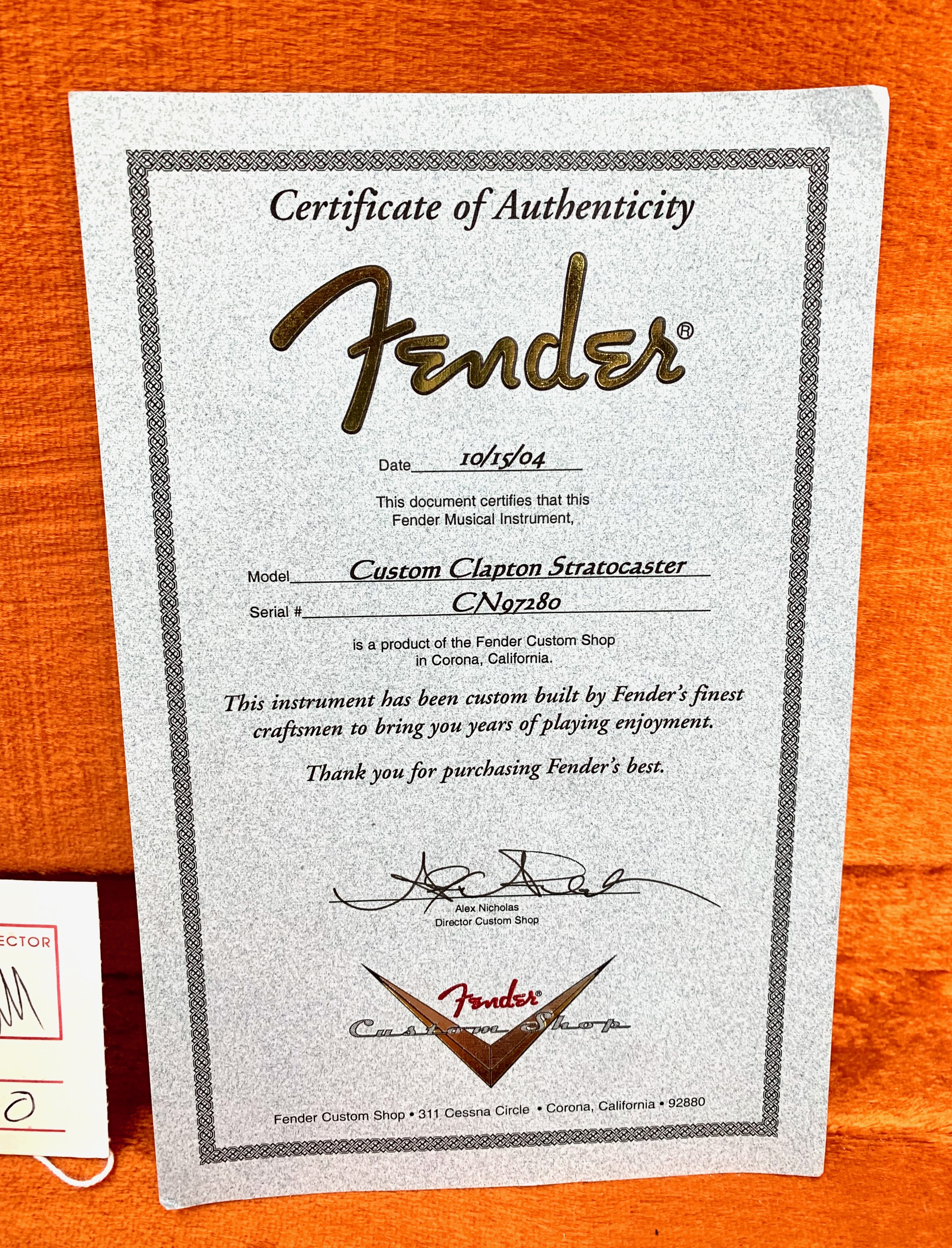 Fender Eric Clapton Stratocaster (5940)