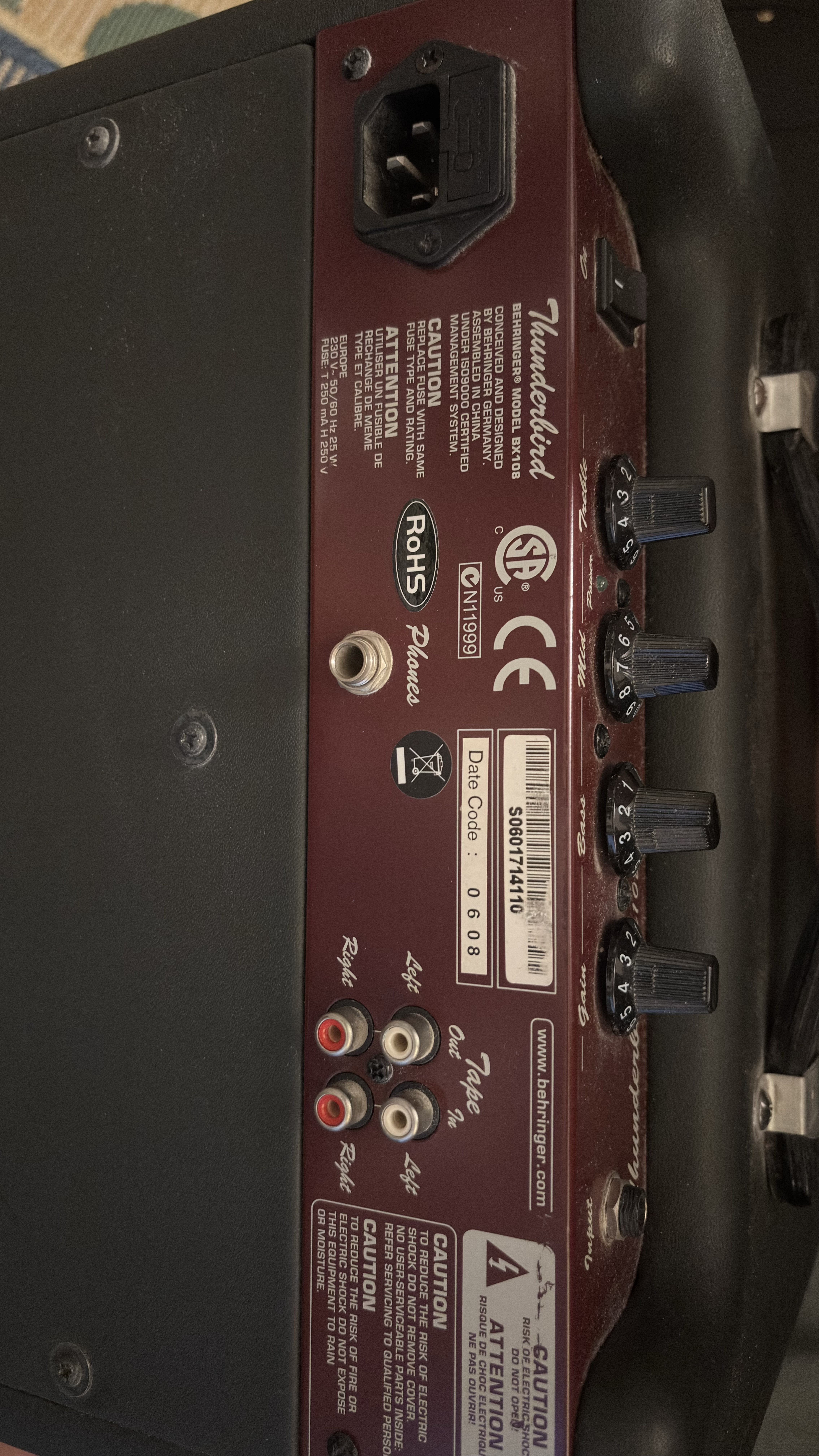 Behringer Thunderbird BX108 (73836)