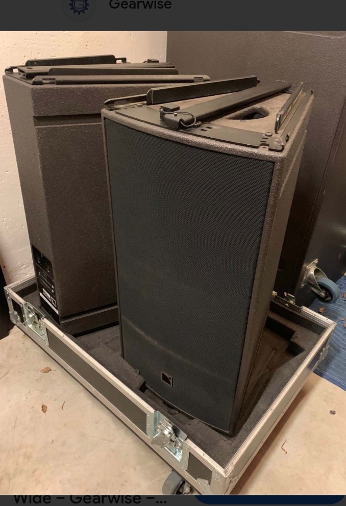 L-Acoustic Arcs Wide x2 avec flycase 